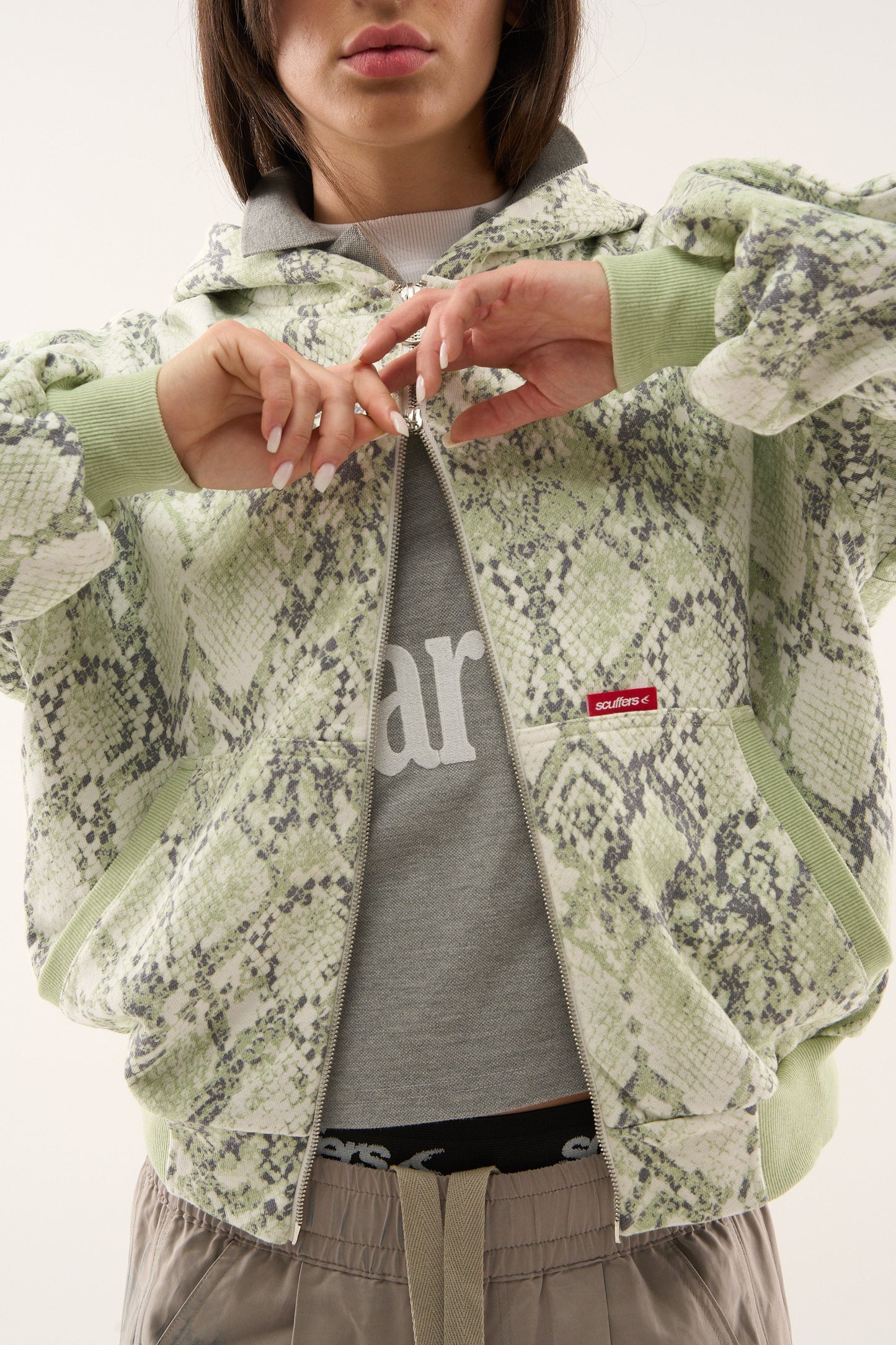 SCFF Green Snake Zipper