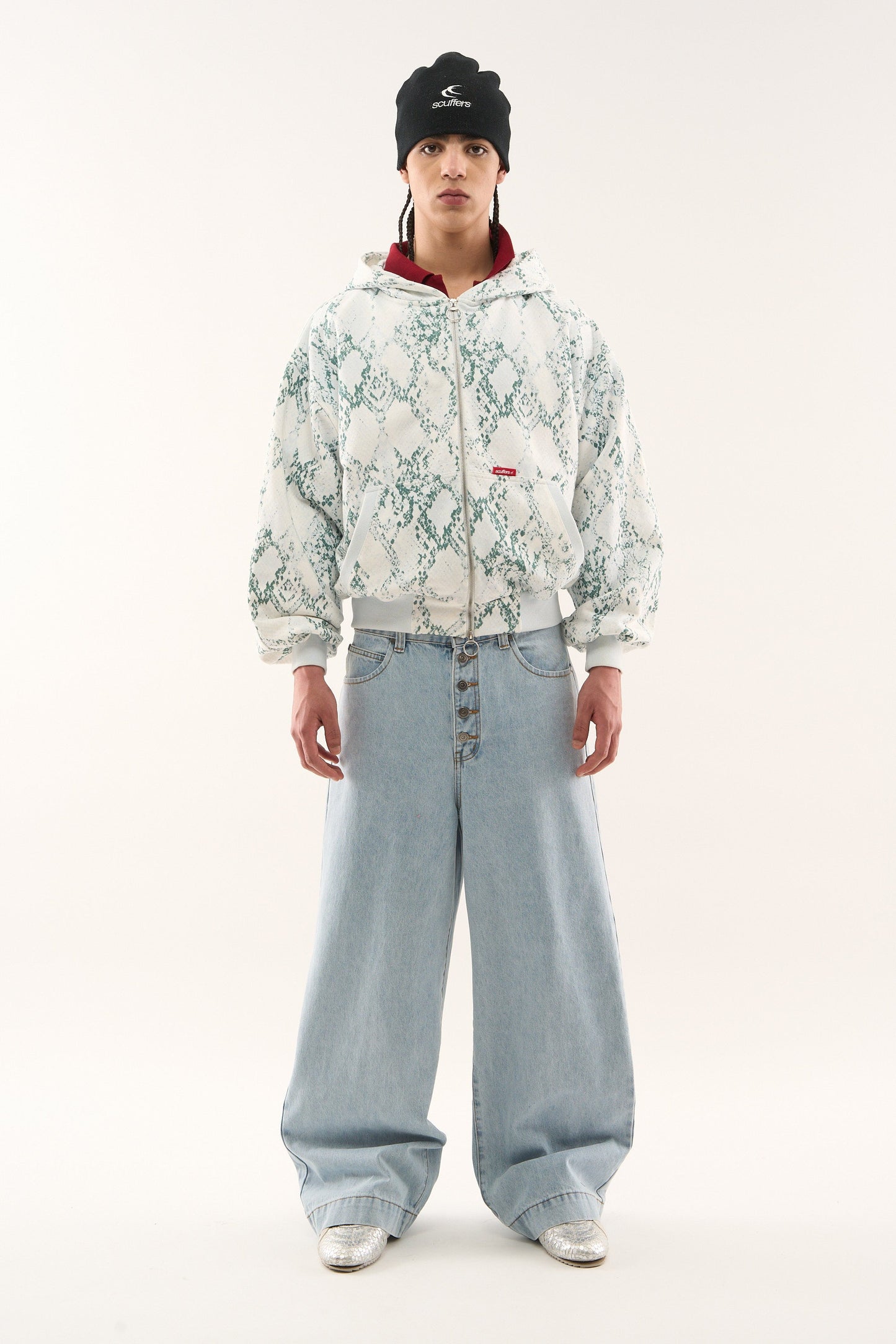 SCFF Blue Snake Zipper