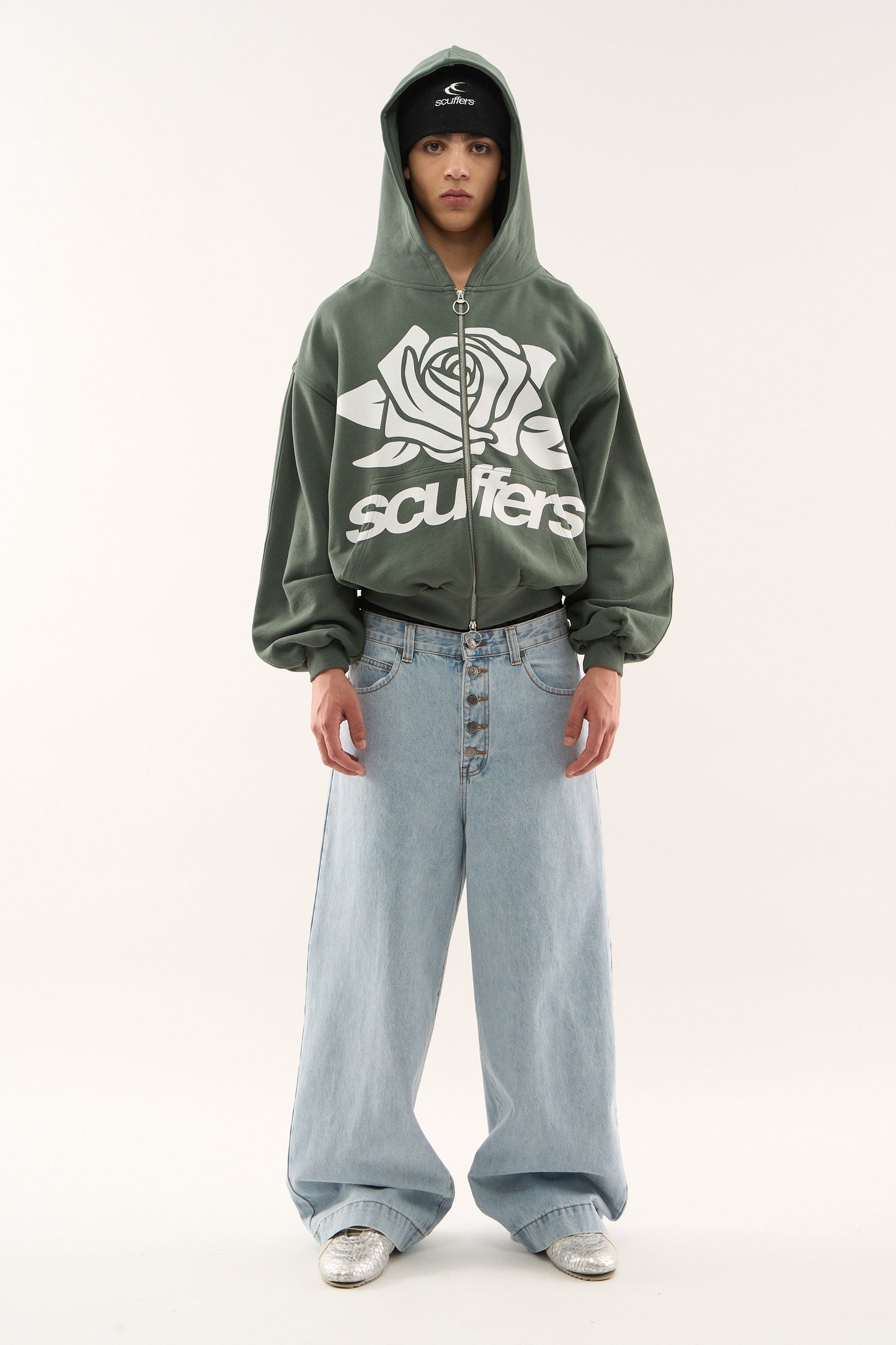 Girl Green Zipper