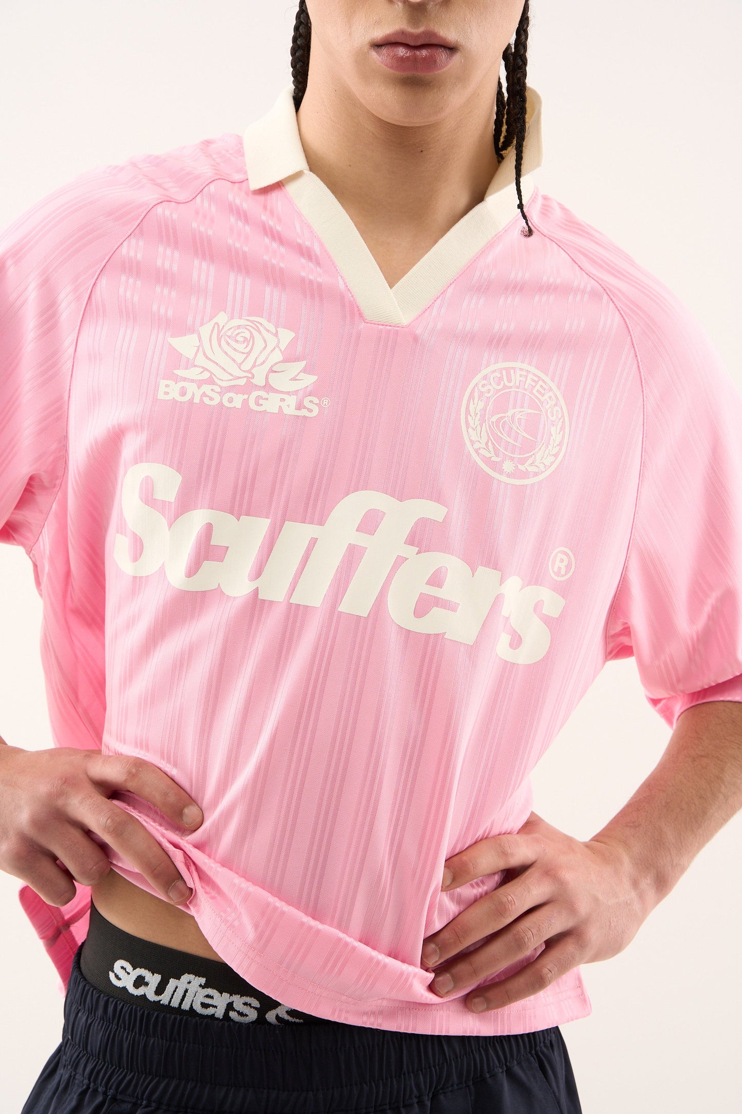 Pearl Pink Football T-Shirt