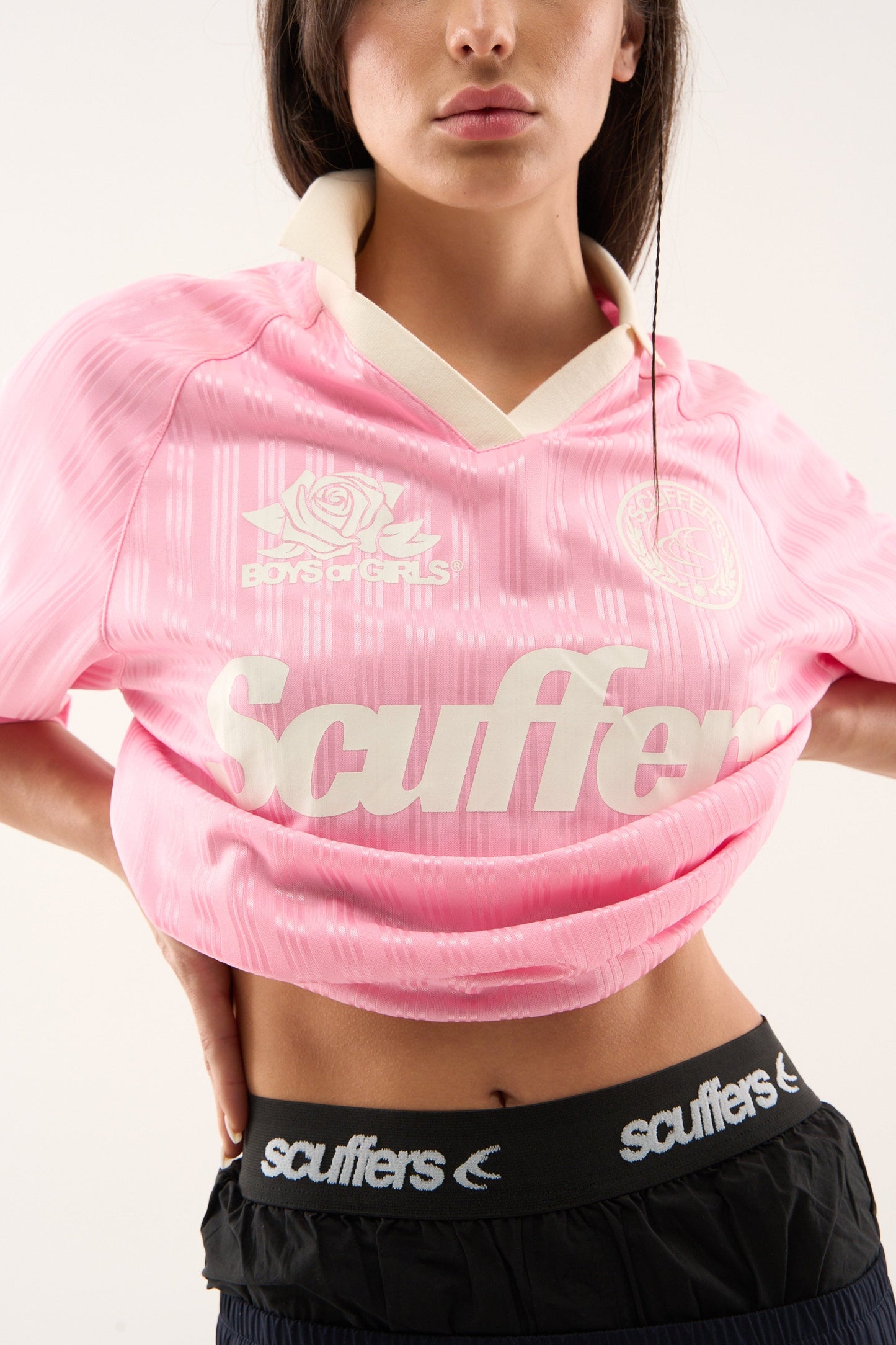 Pearl Pink Football T-Shirt