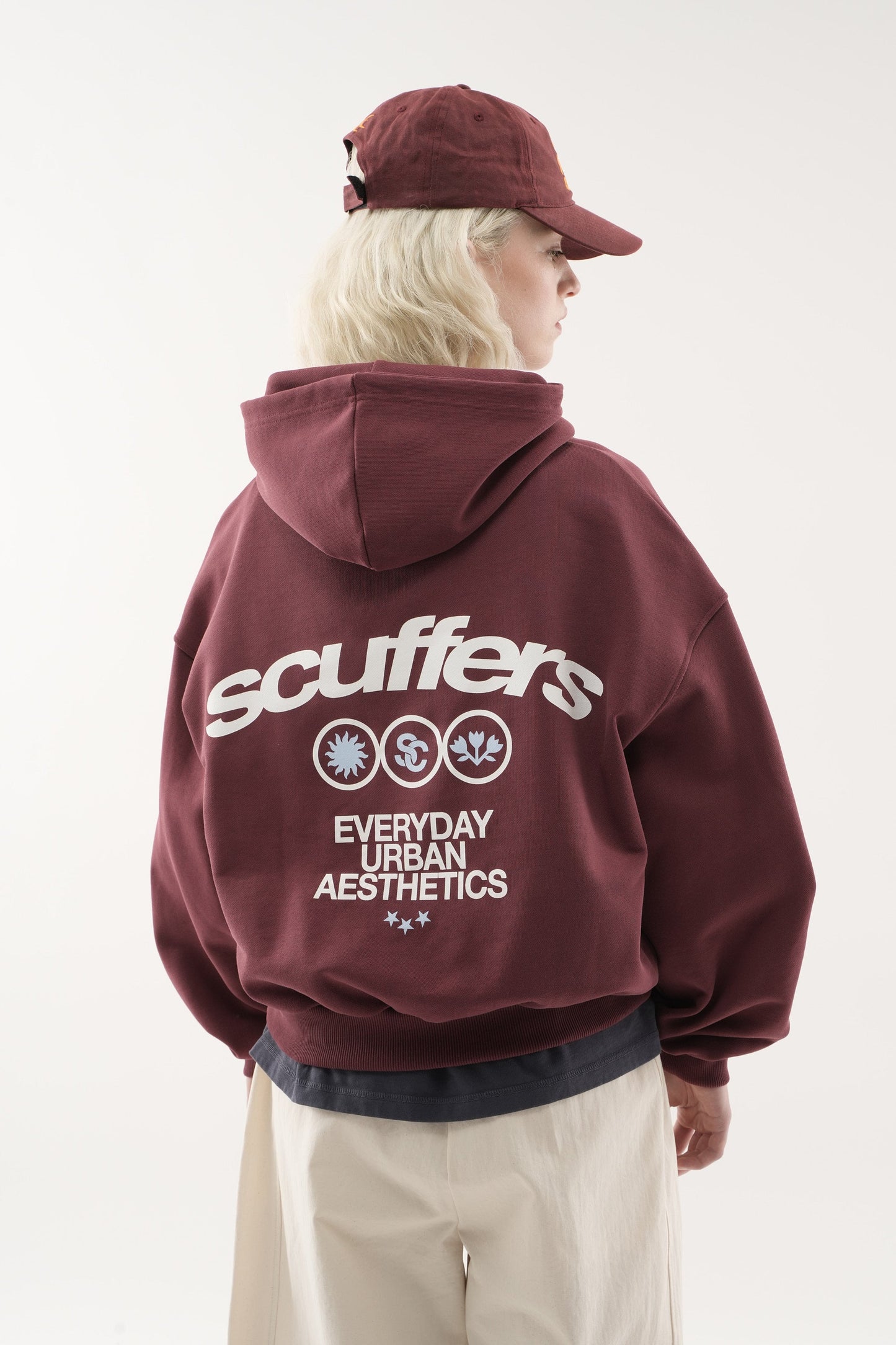 Emblem Burgundy Cap