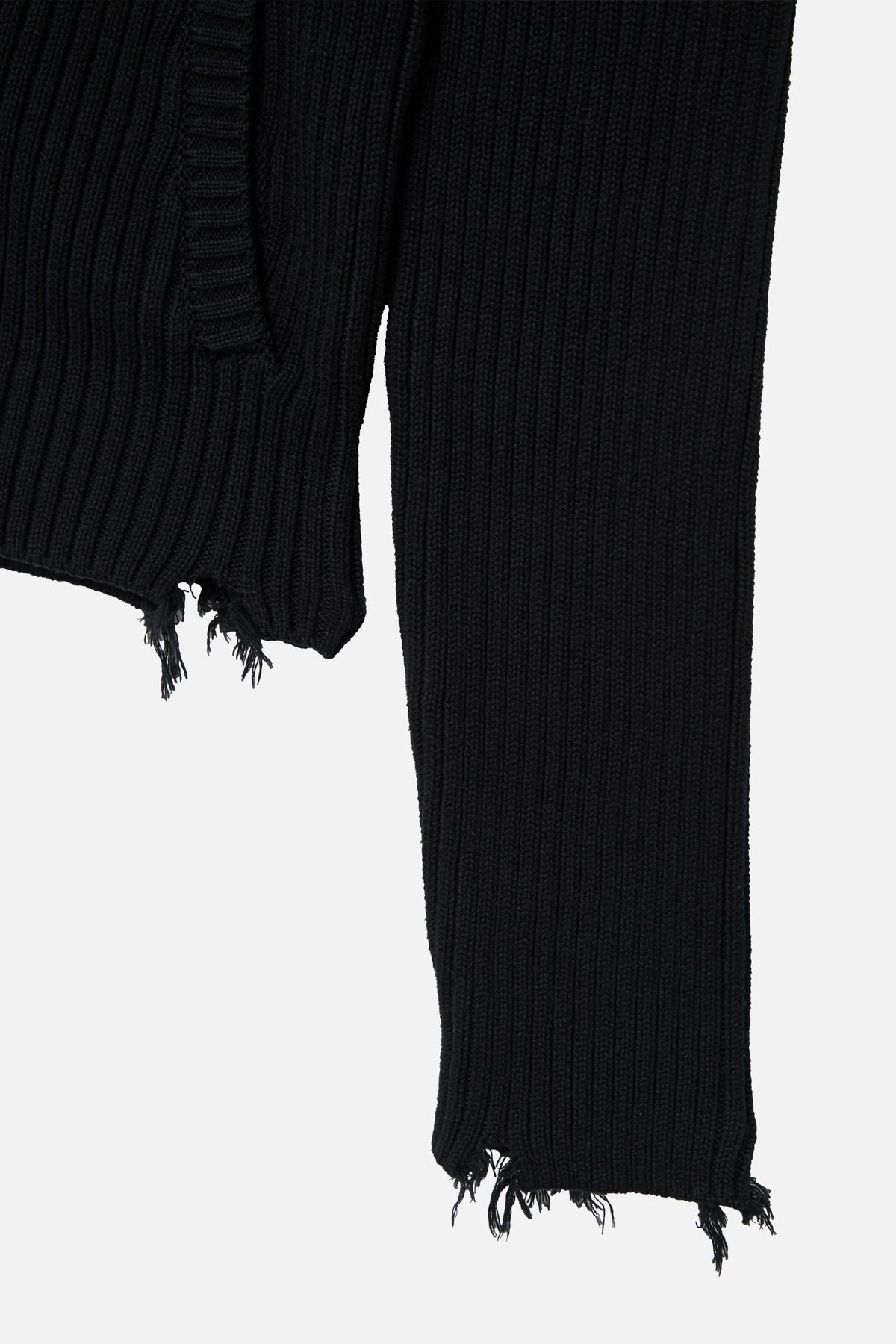 Blackie Dark Zipper Knit
