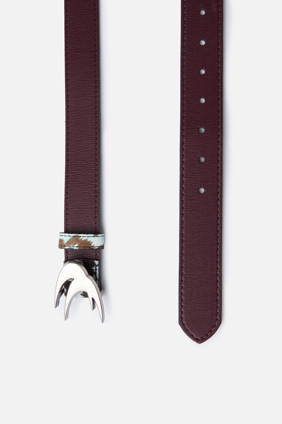White Leopard Belt