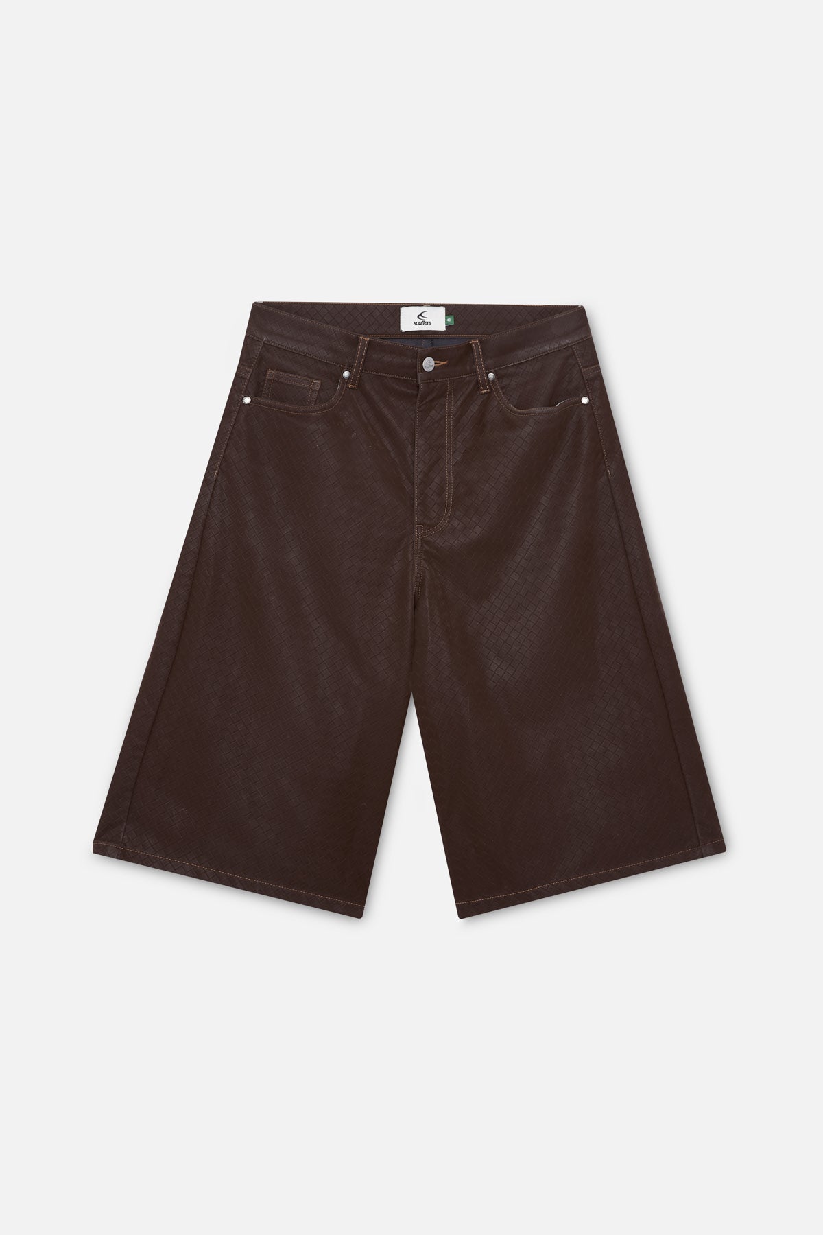 Braided Brown Jumbo Shorts