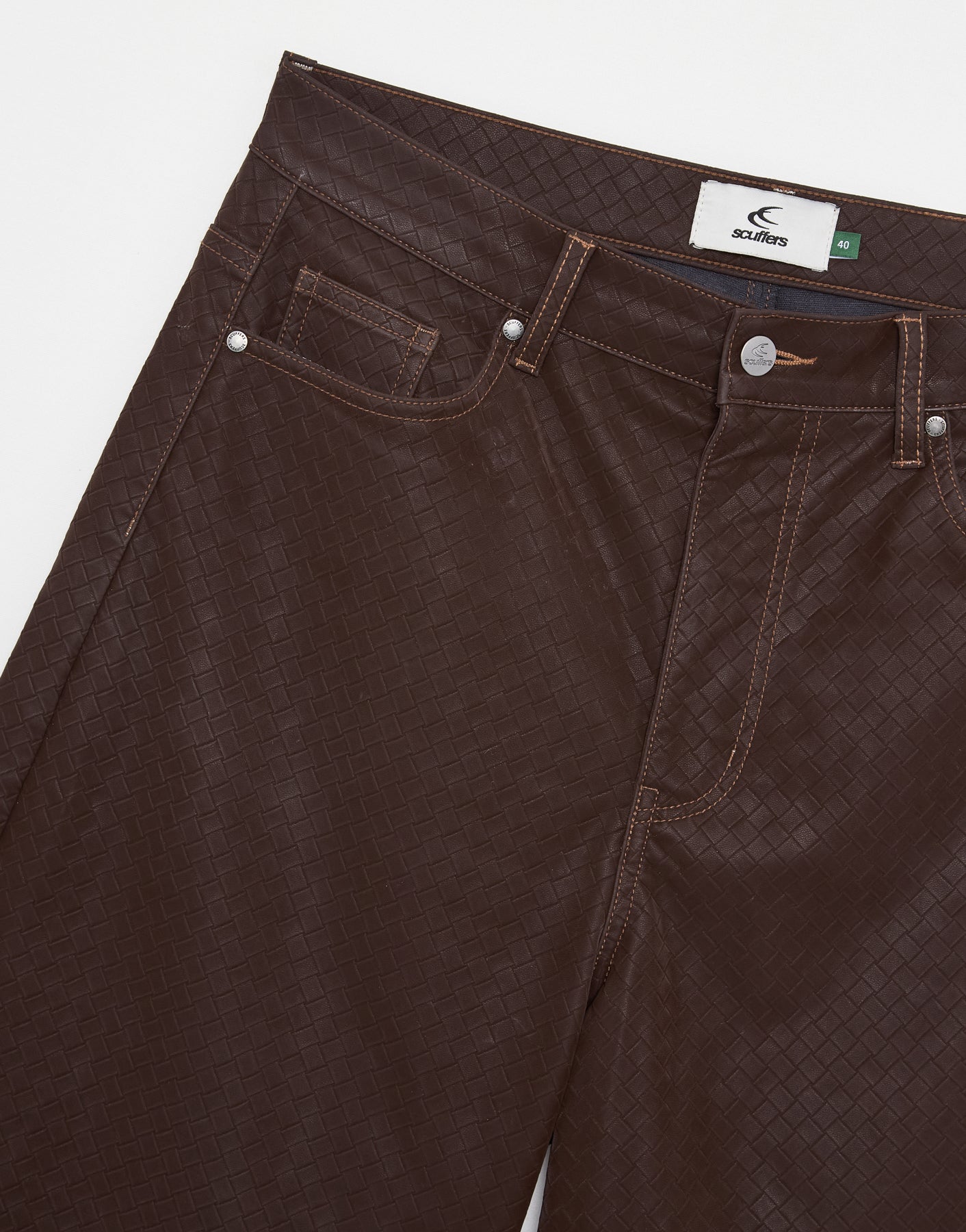 Braided Brown Jumbo Shorts