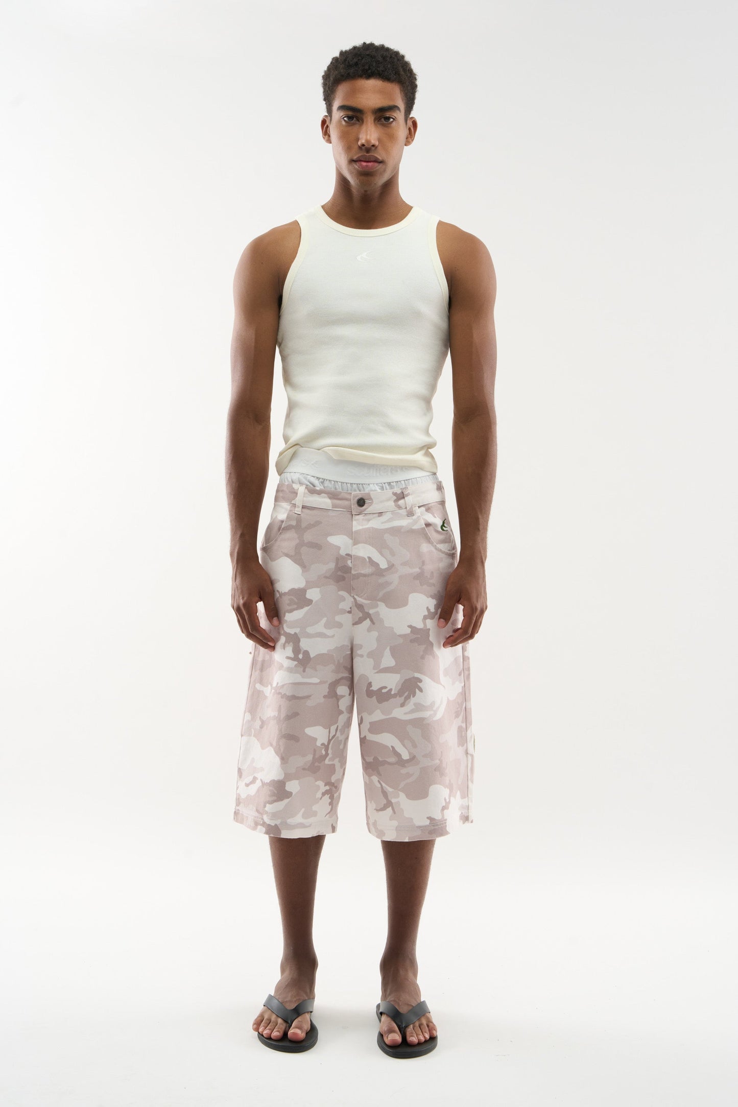 Camo Light Grey Shorts