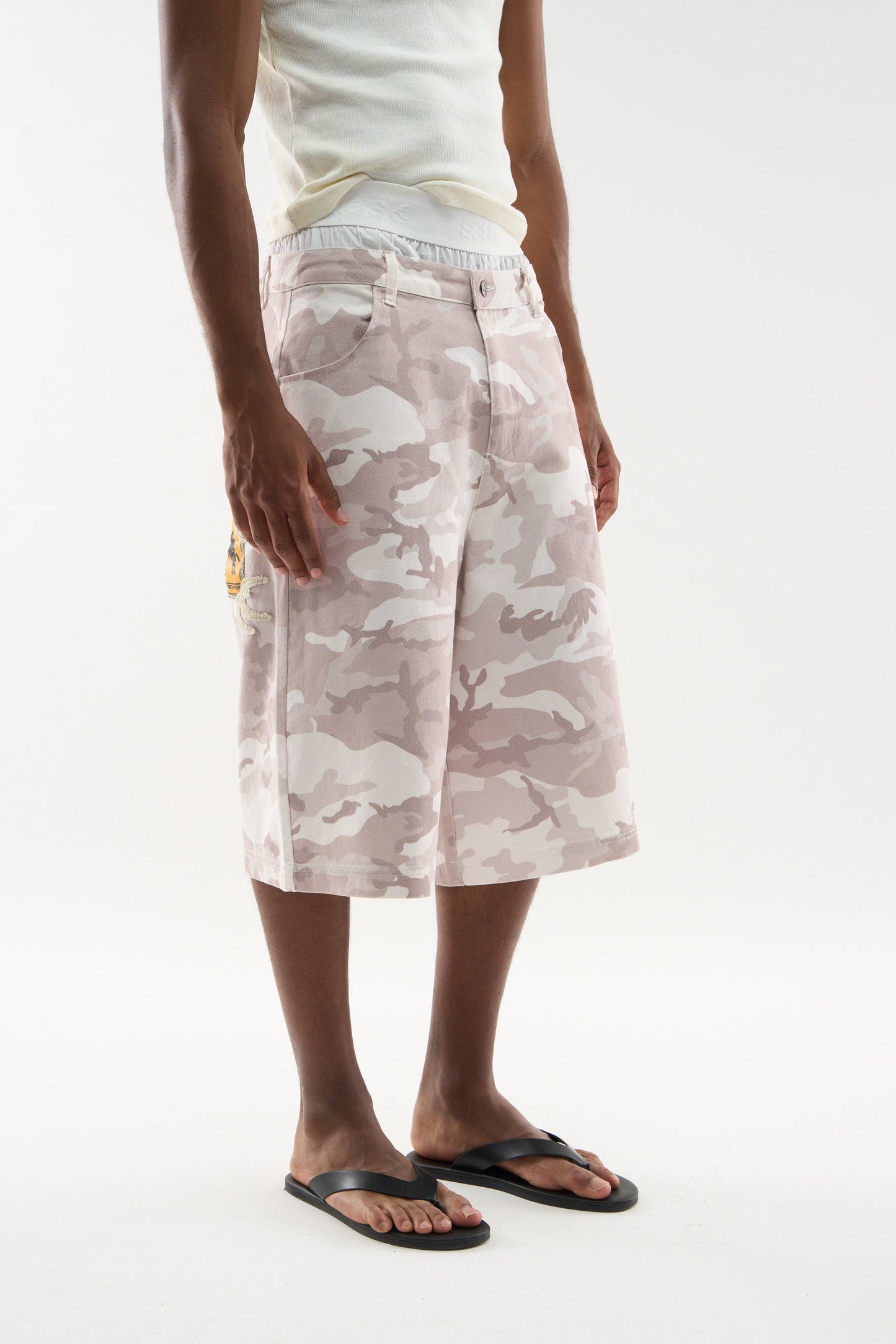 Camo Light Grey Shorts