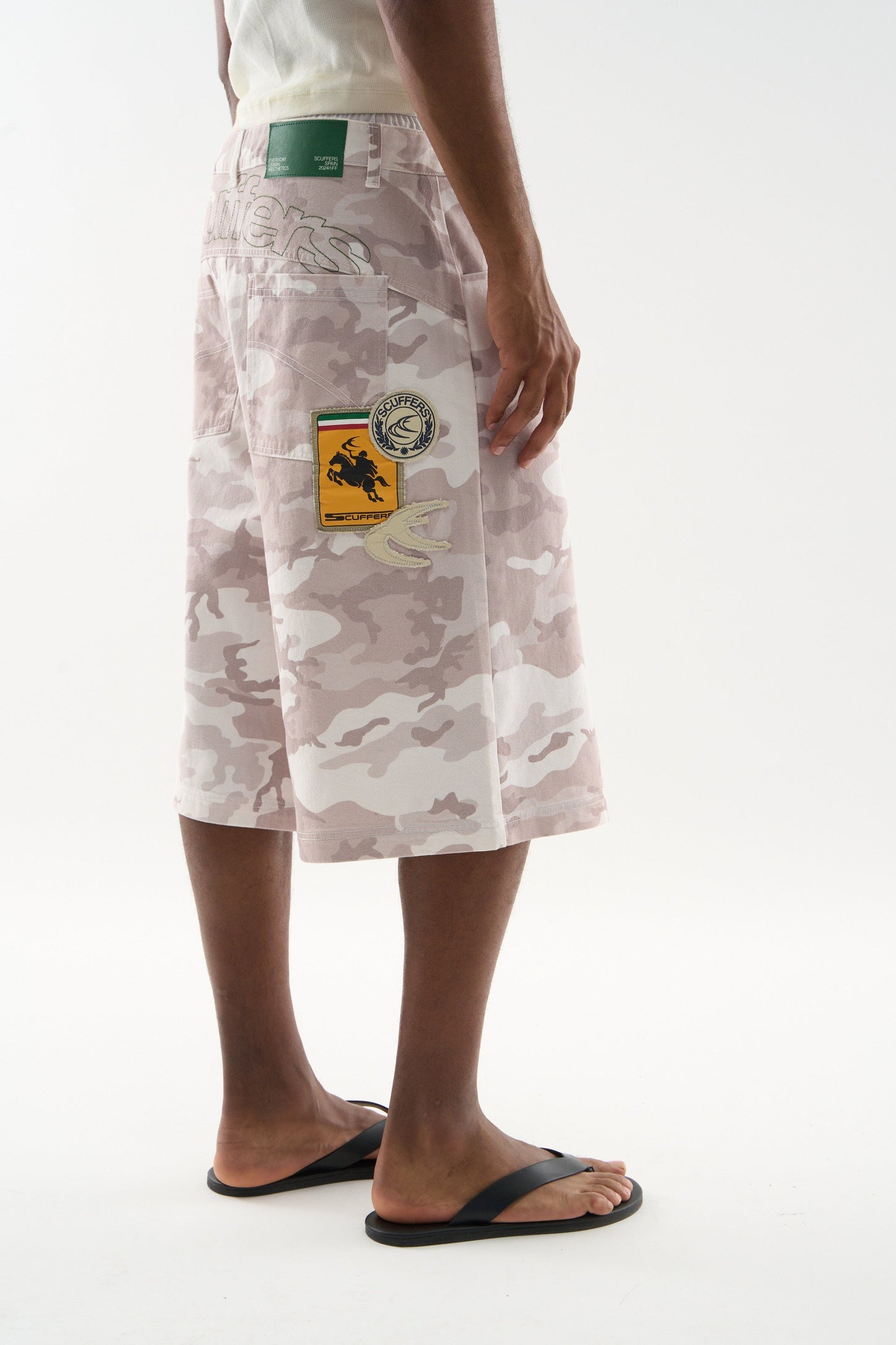 Camo Light Grey Shorts