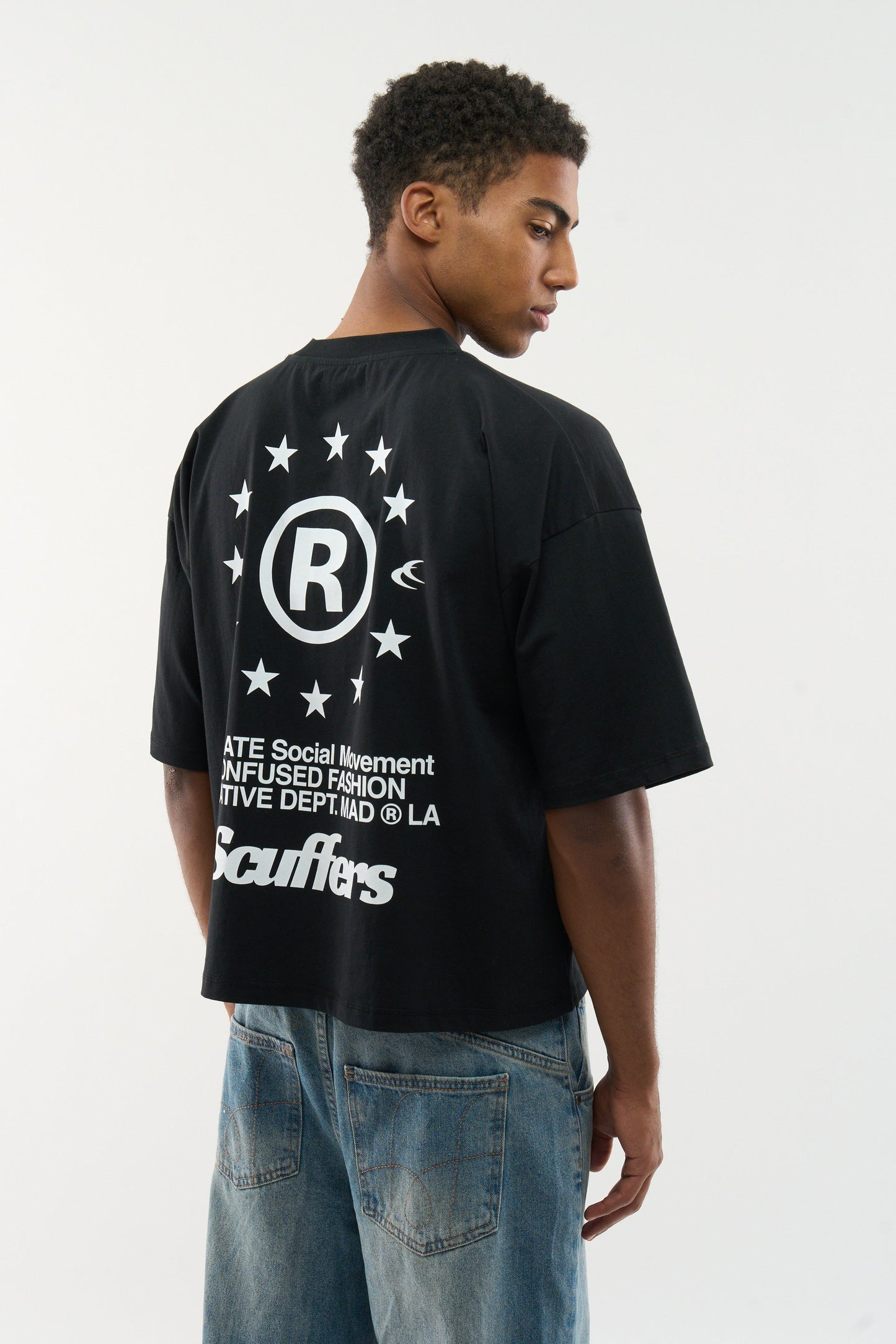 Confused Black T-Shirt