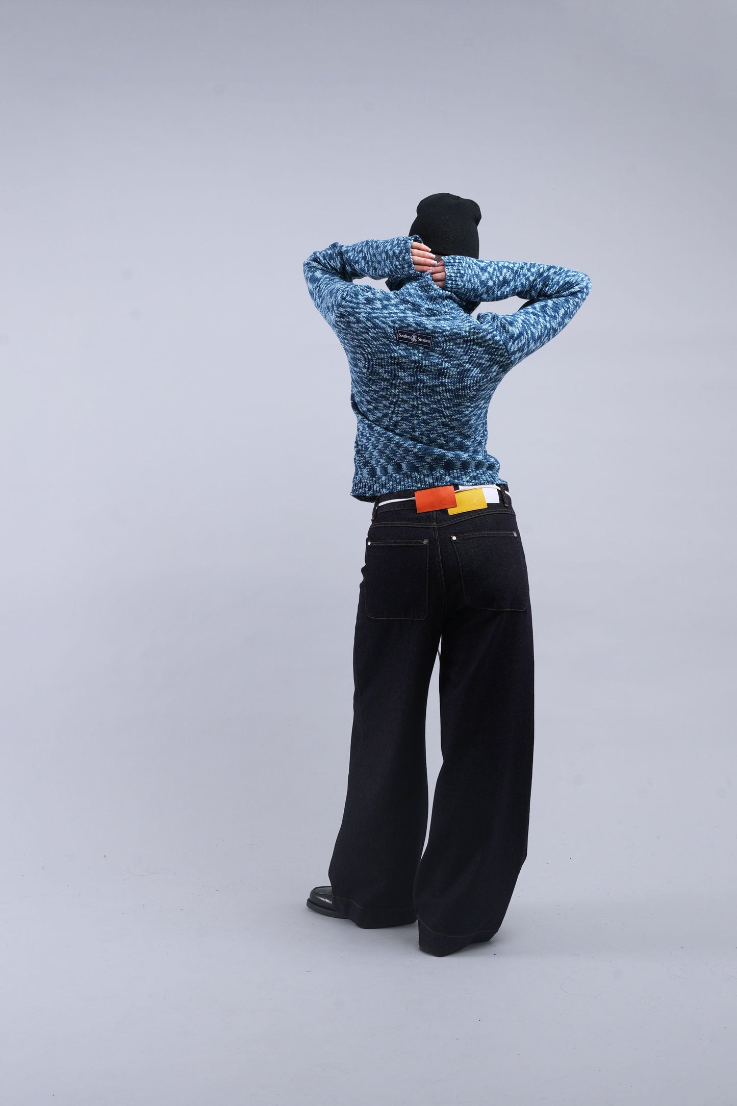 Tropic Blue Knit Zipper