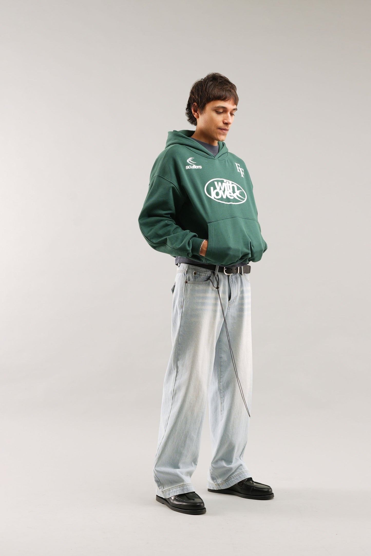 Paris Green Hoodie