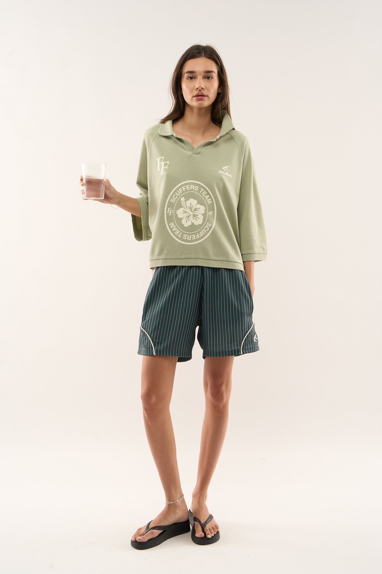 Cali Light Green Polo