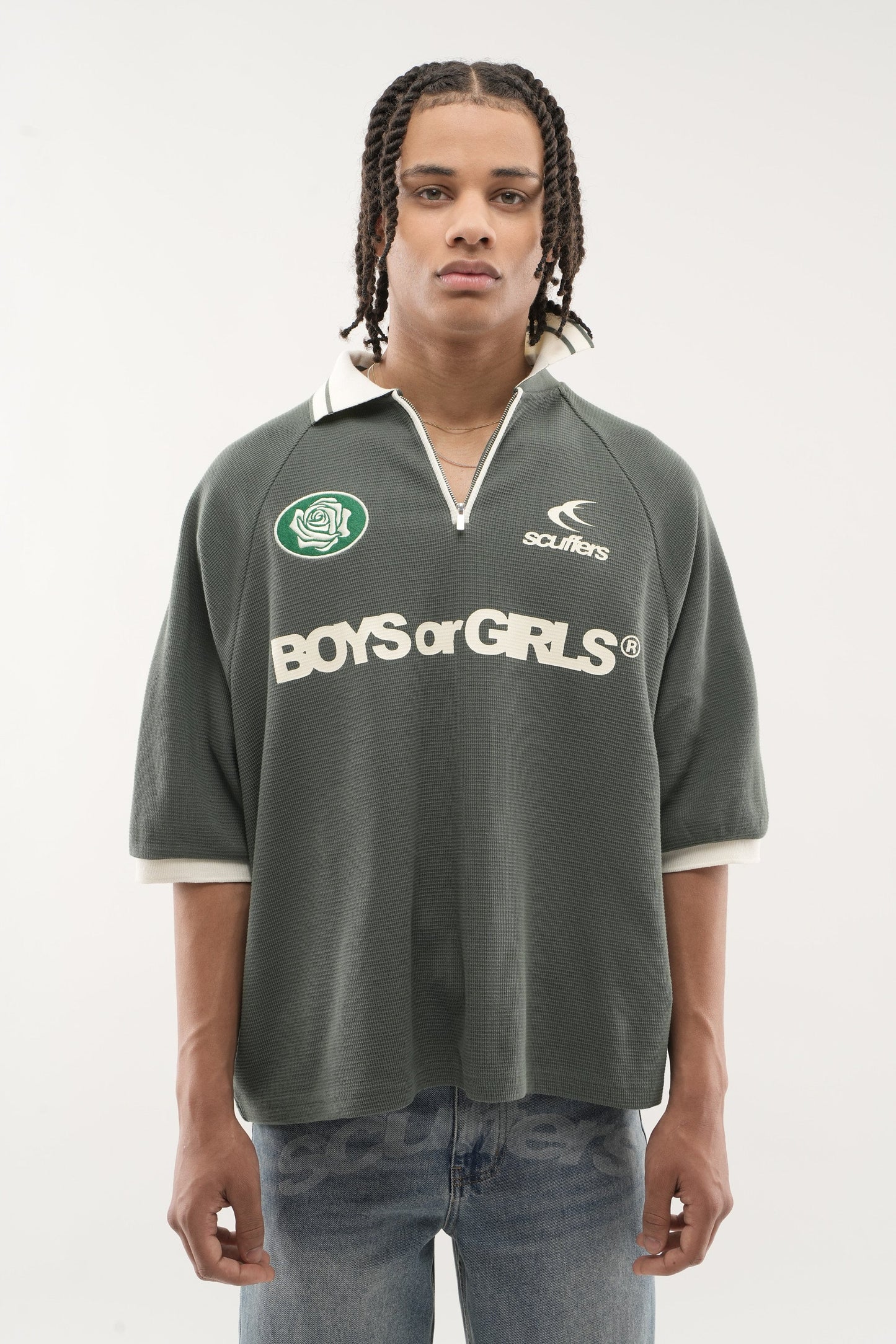 Boys or Girls Green Polo