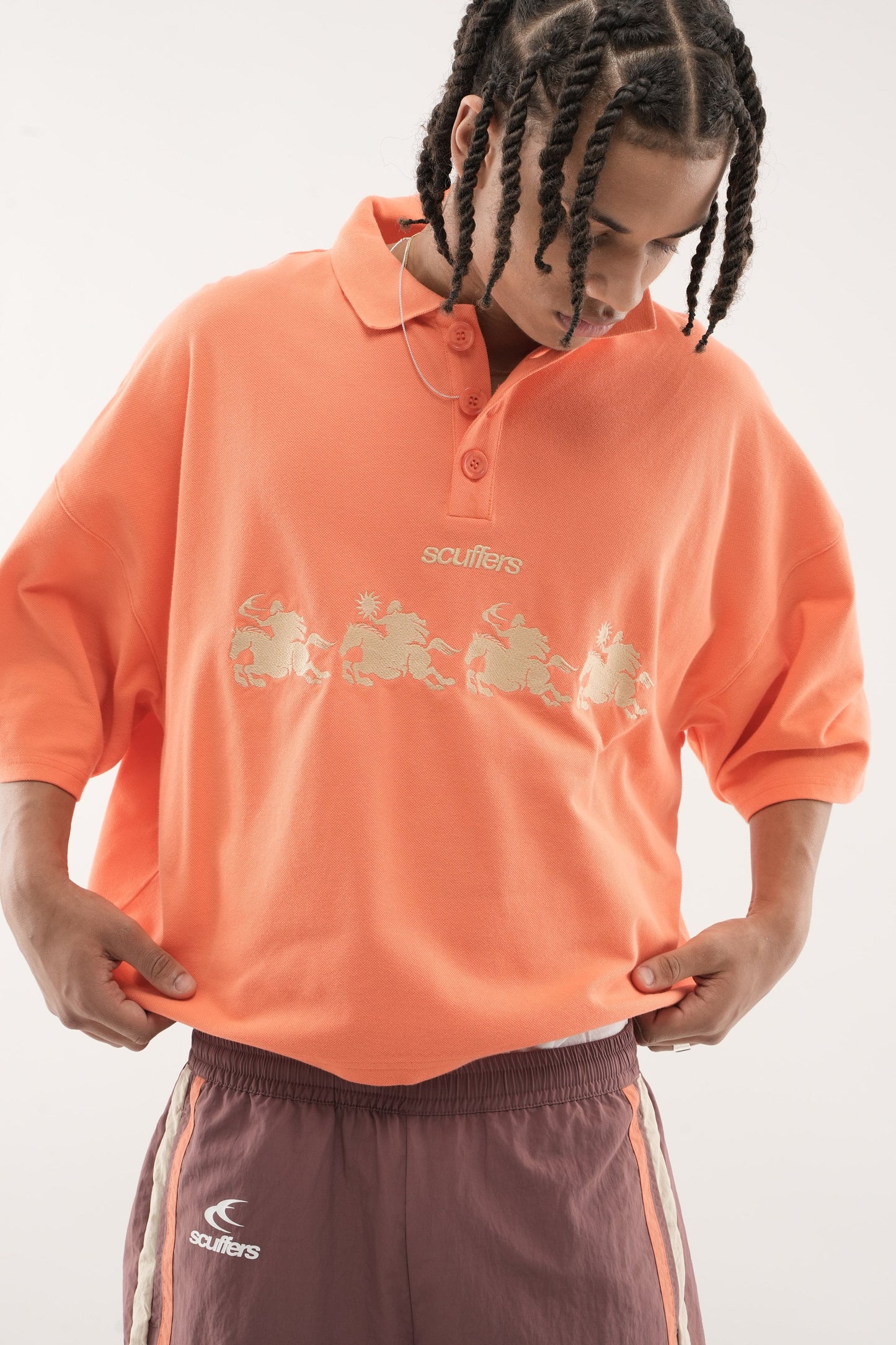 The Race Orange Polo