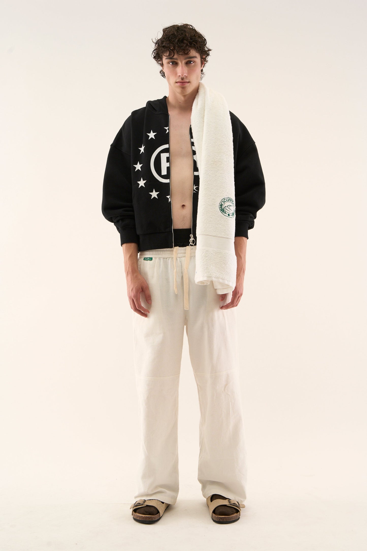 Confused Black Zipper