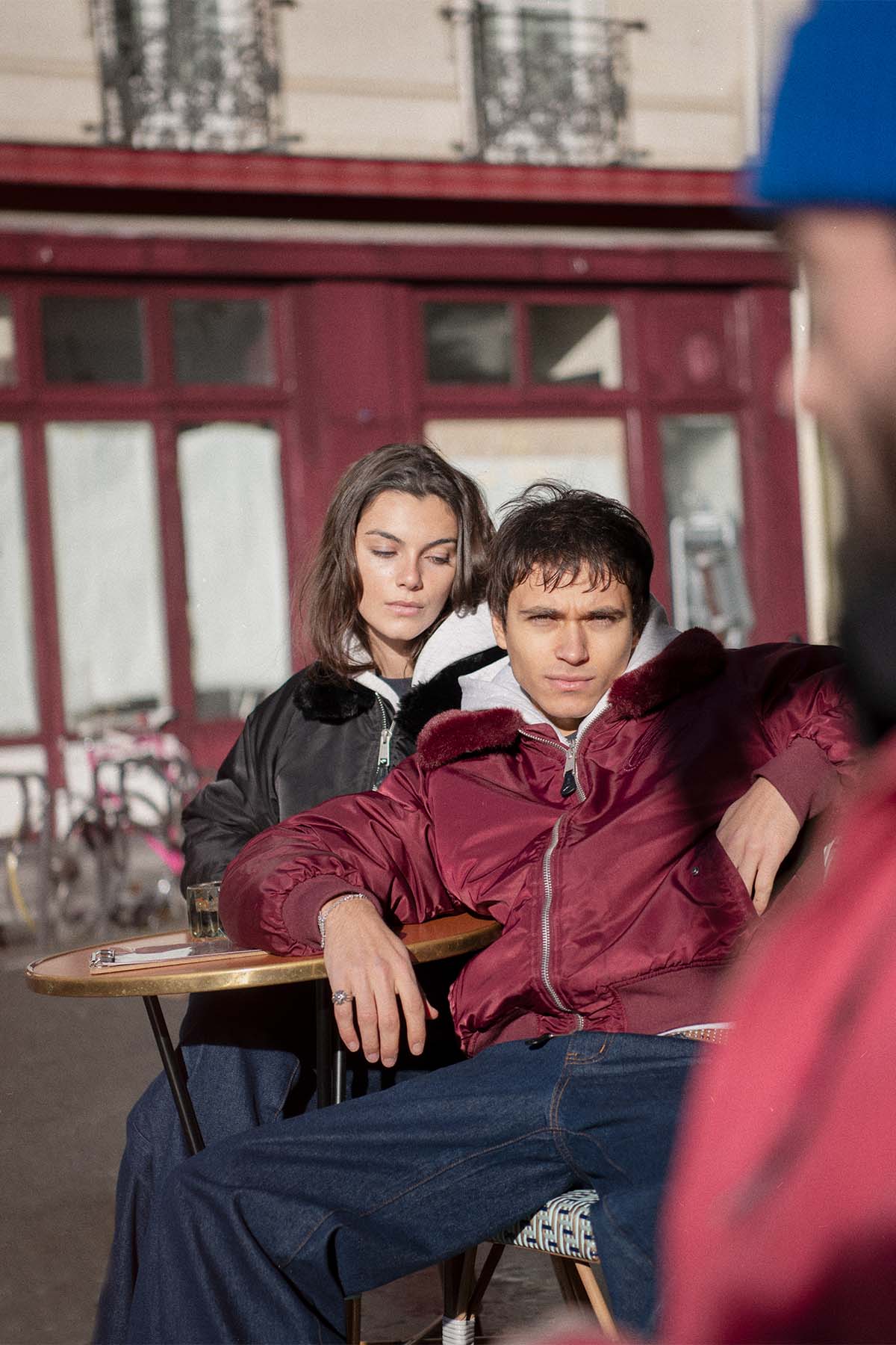 SCFF Burgundy Bomber Jacket