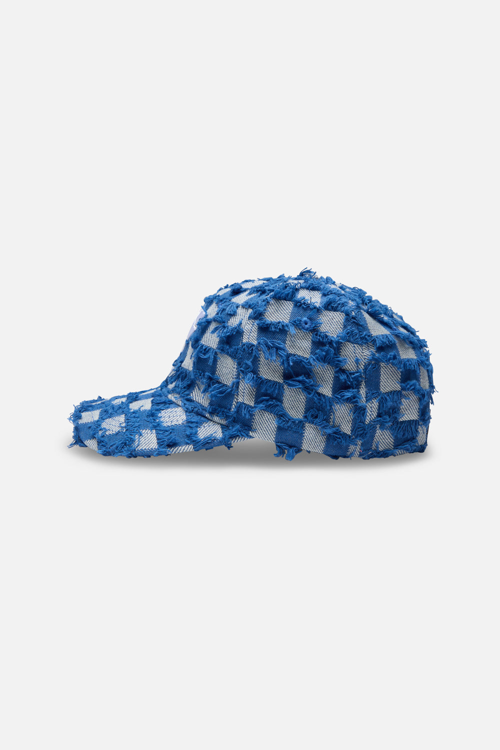 Checkered Blue Cap