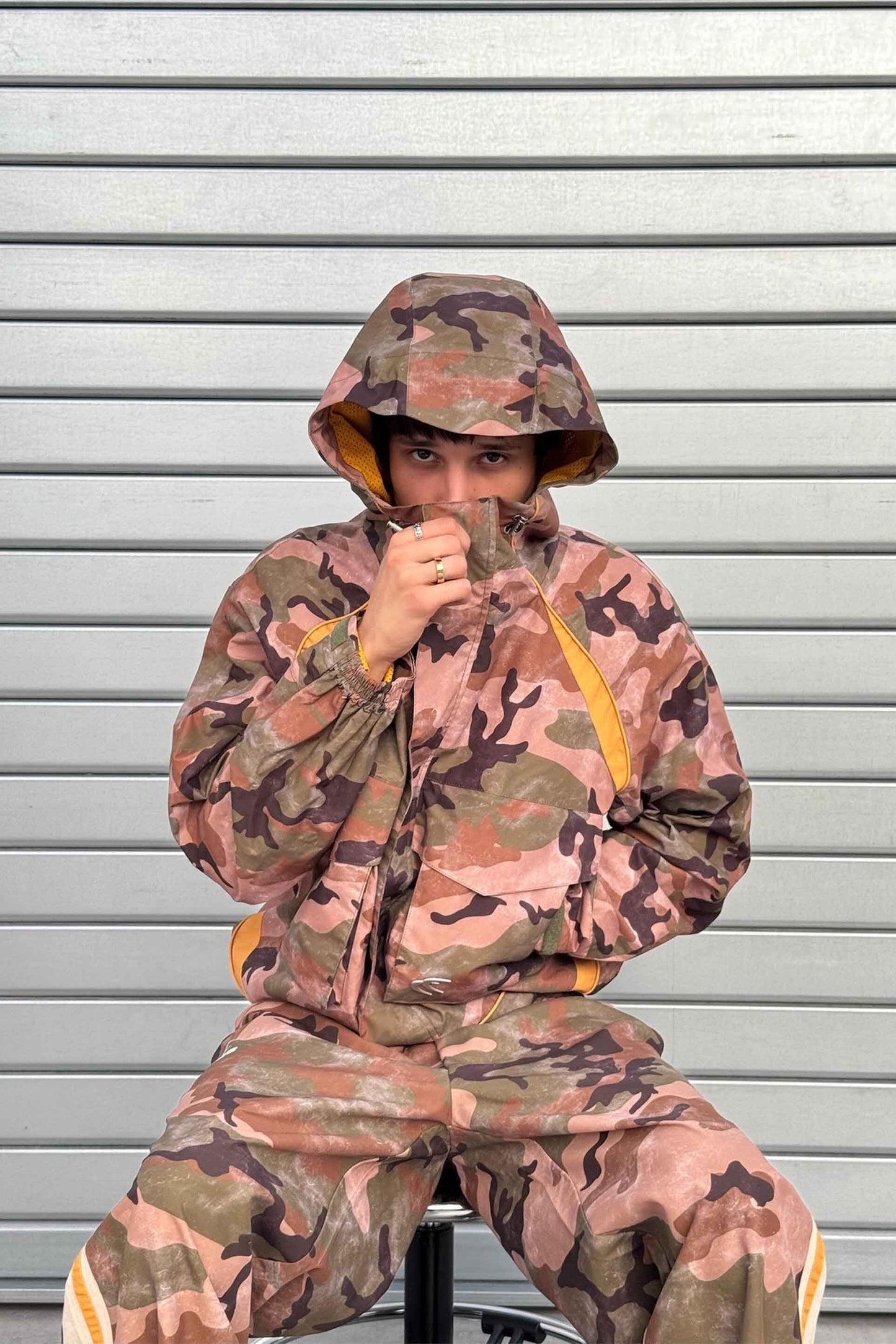 Camo Windbreaker