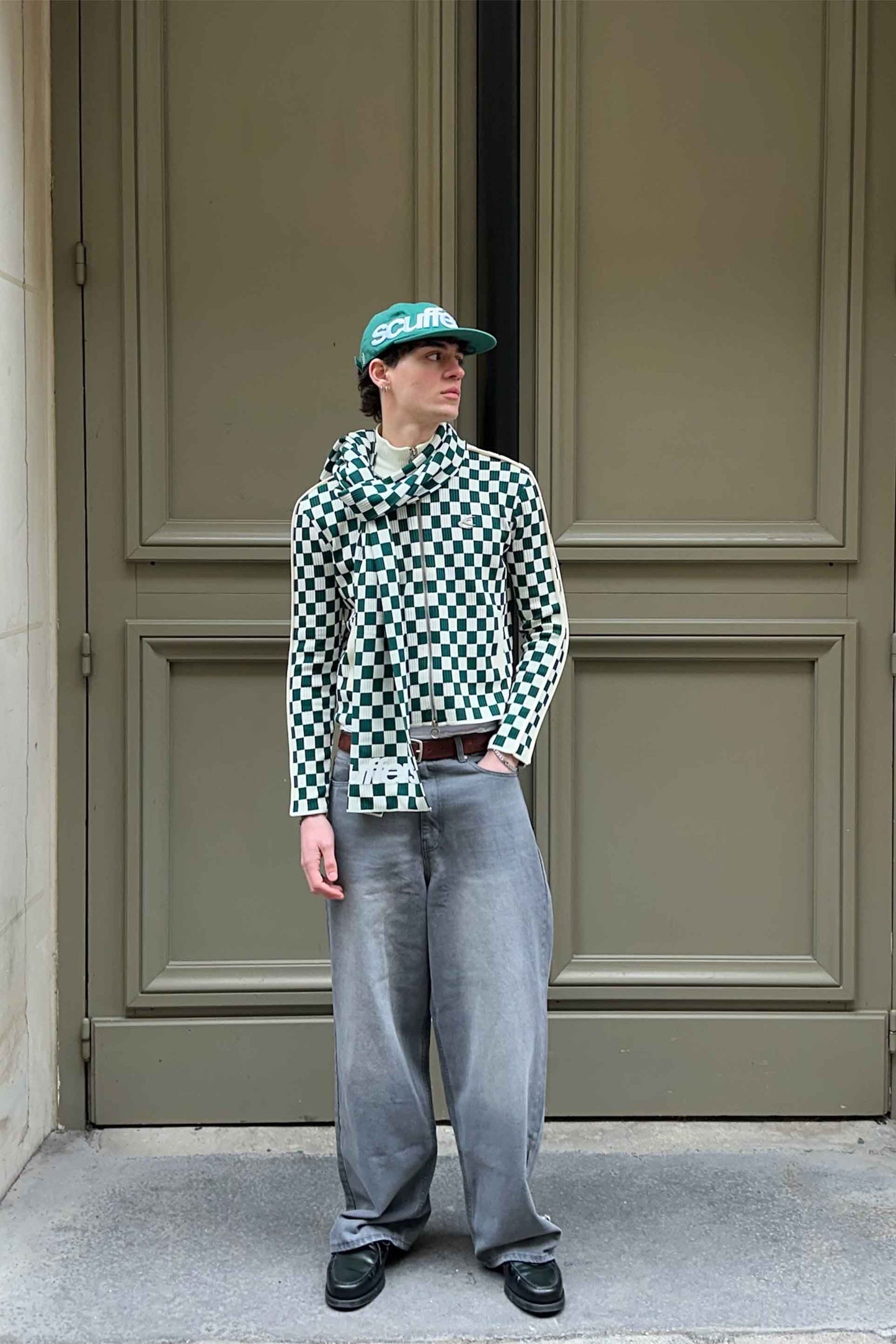 Monaco Green Scarf