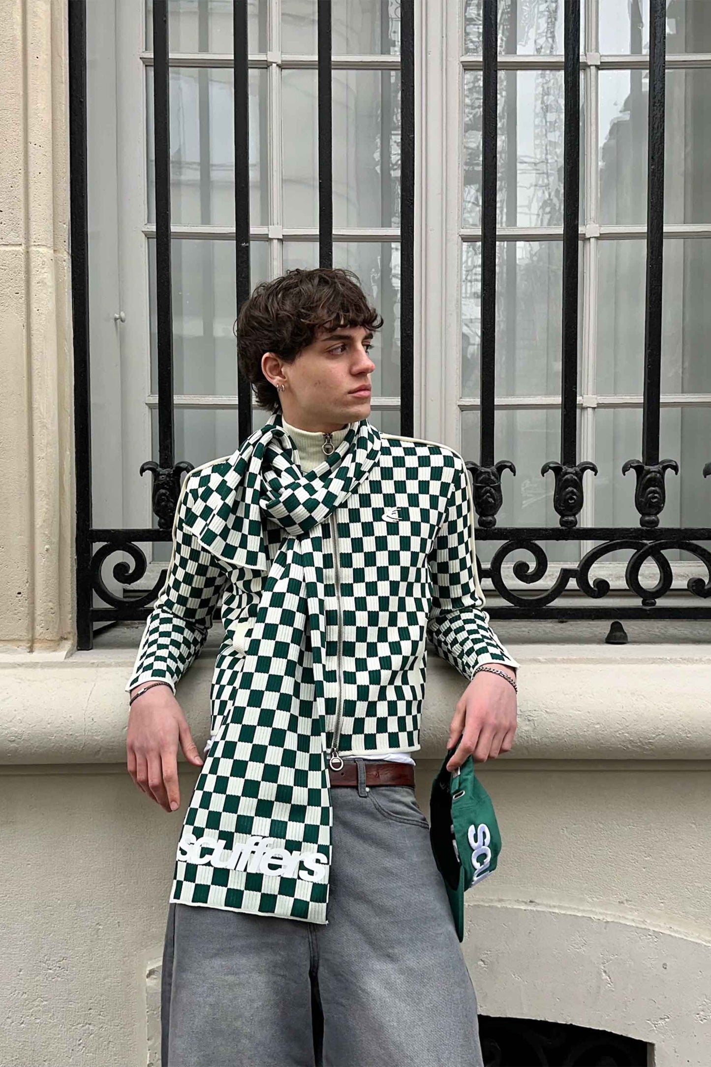Monaco Green Scarf