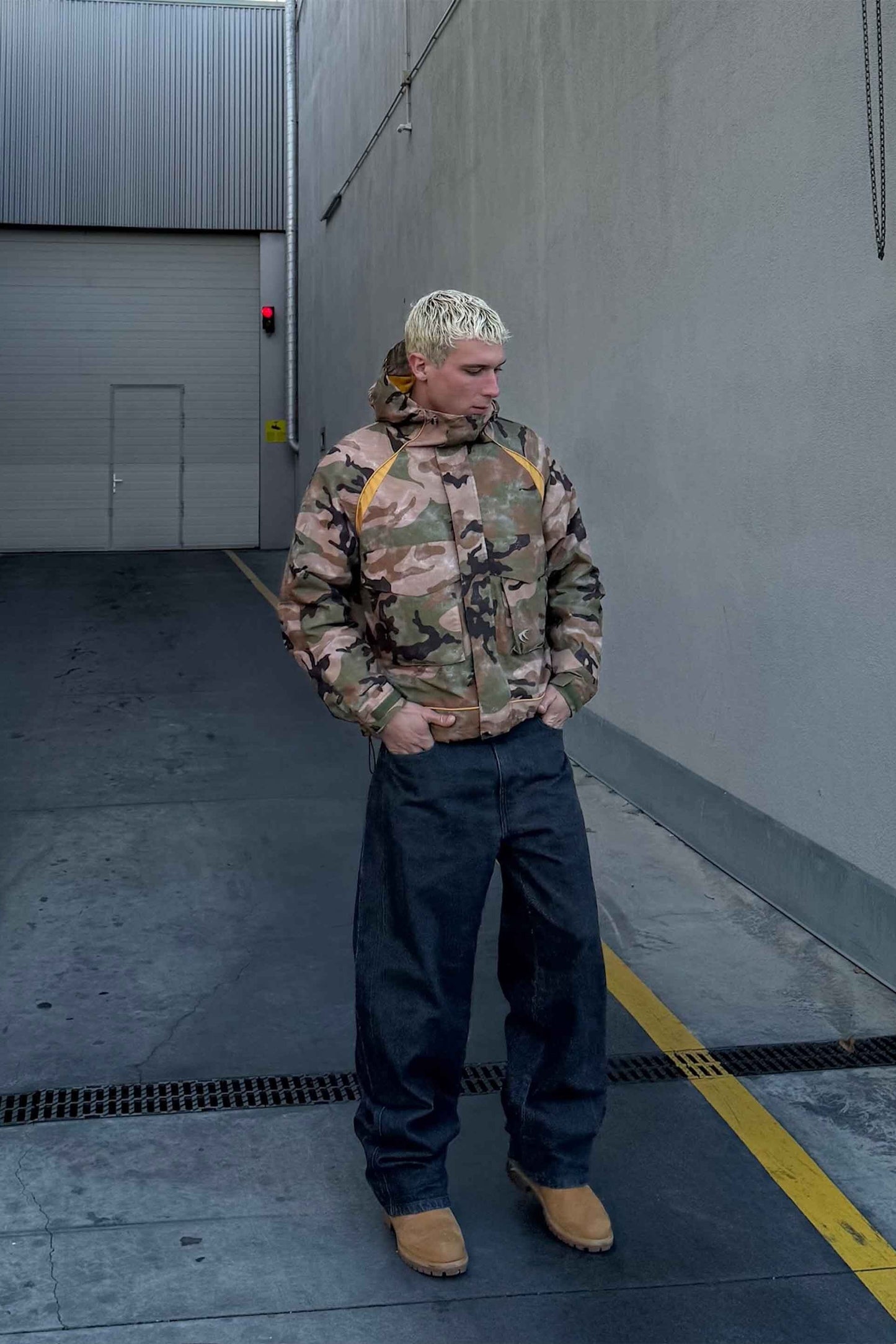 Camo Windbreaker