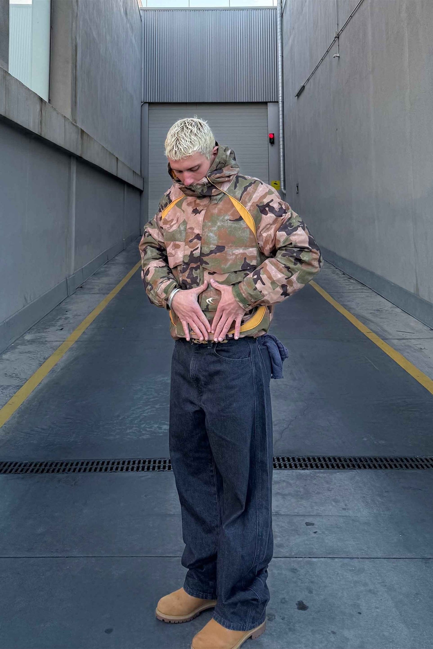 Camo Windbreaker