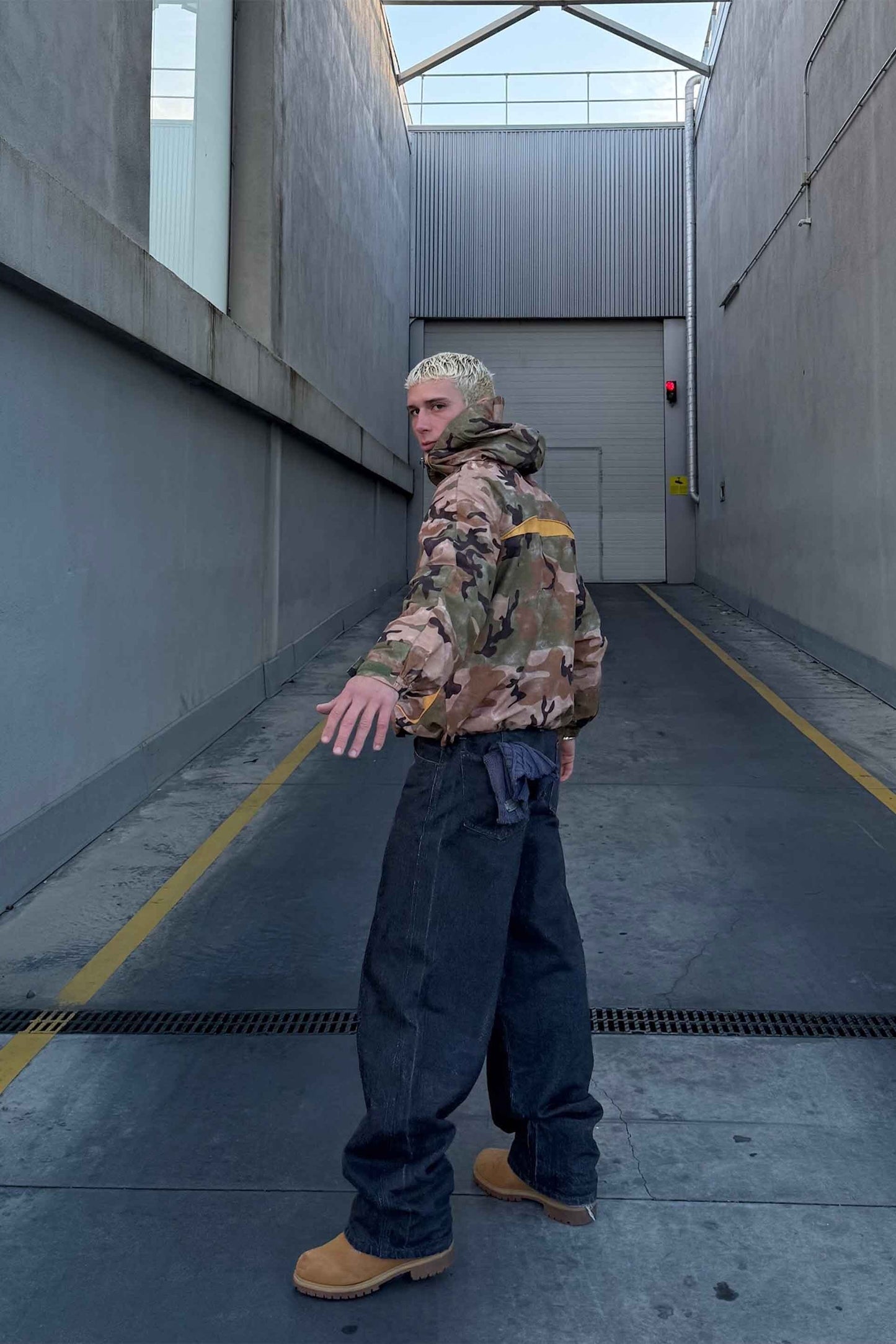Camo Windbreaker