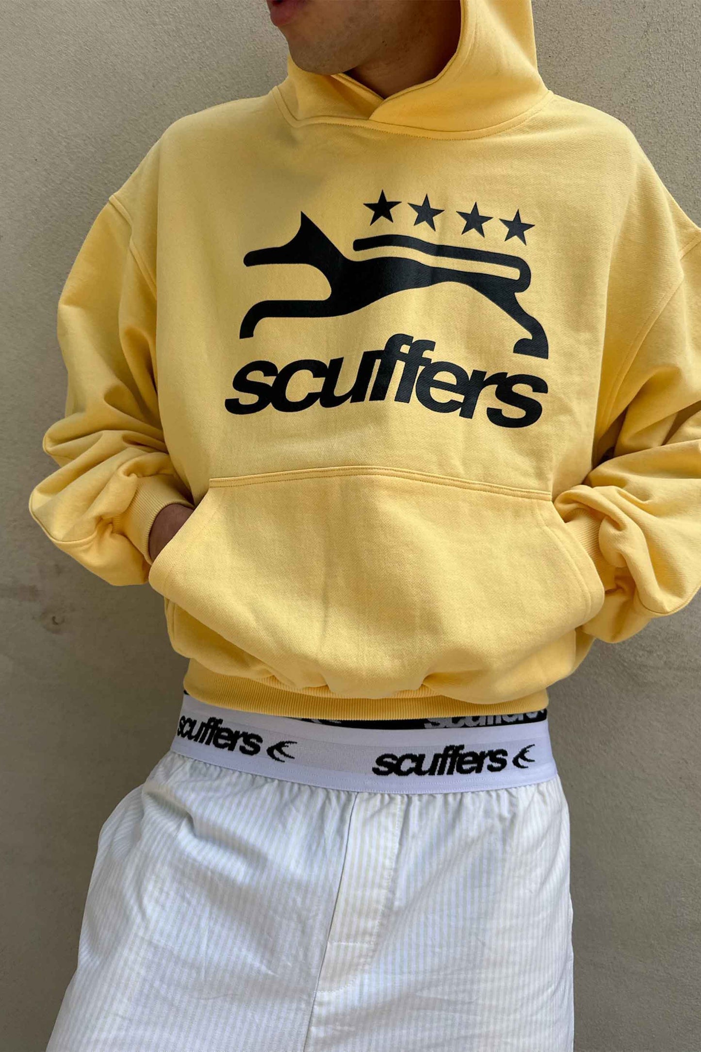 Greyhound Yellow Hoodie