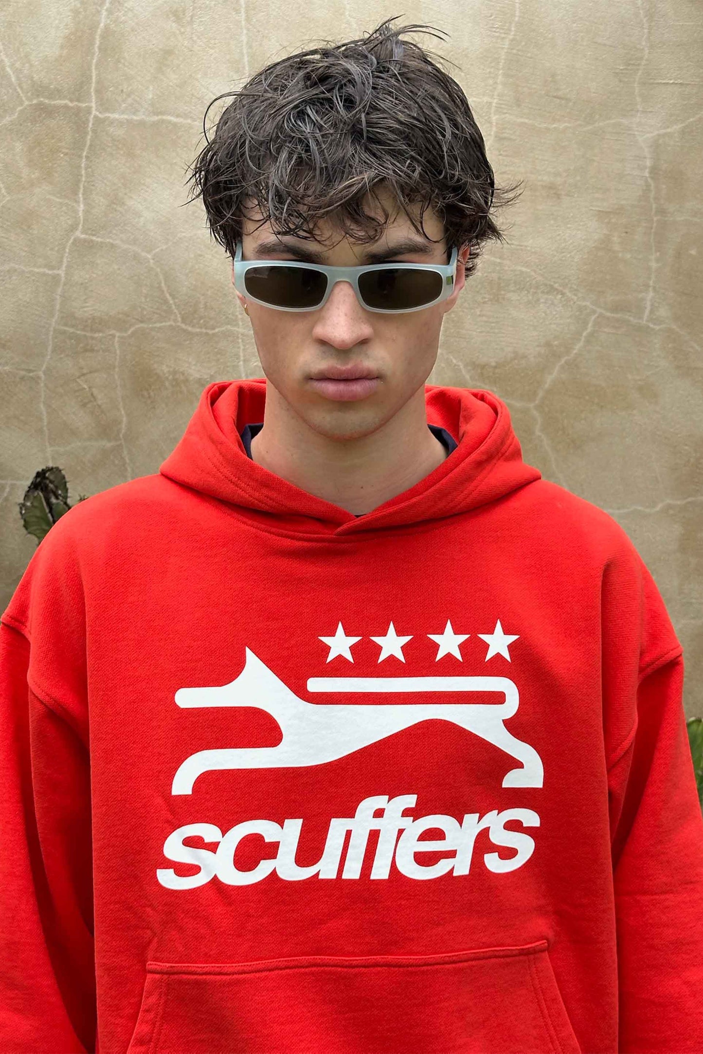 Greyhound Red Hoodie