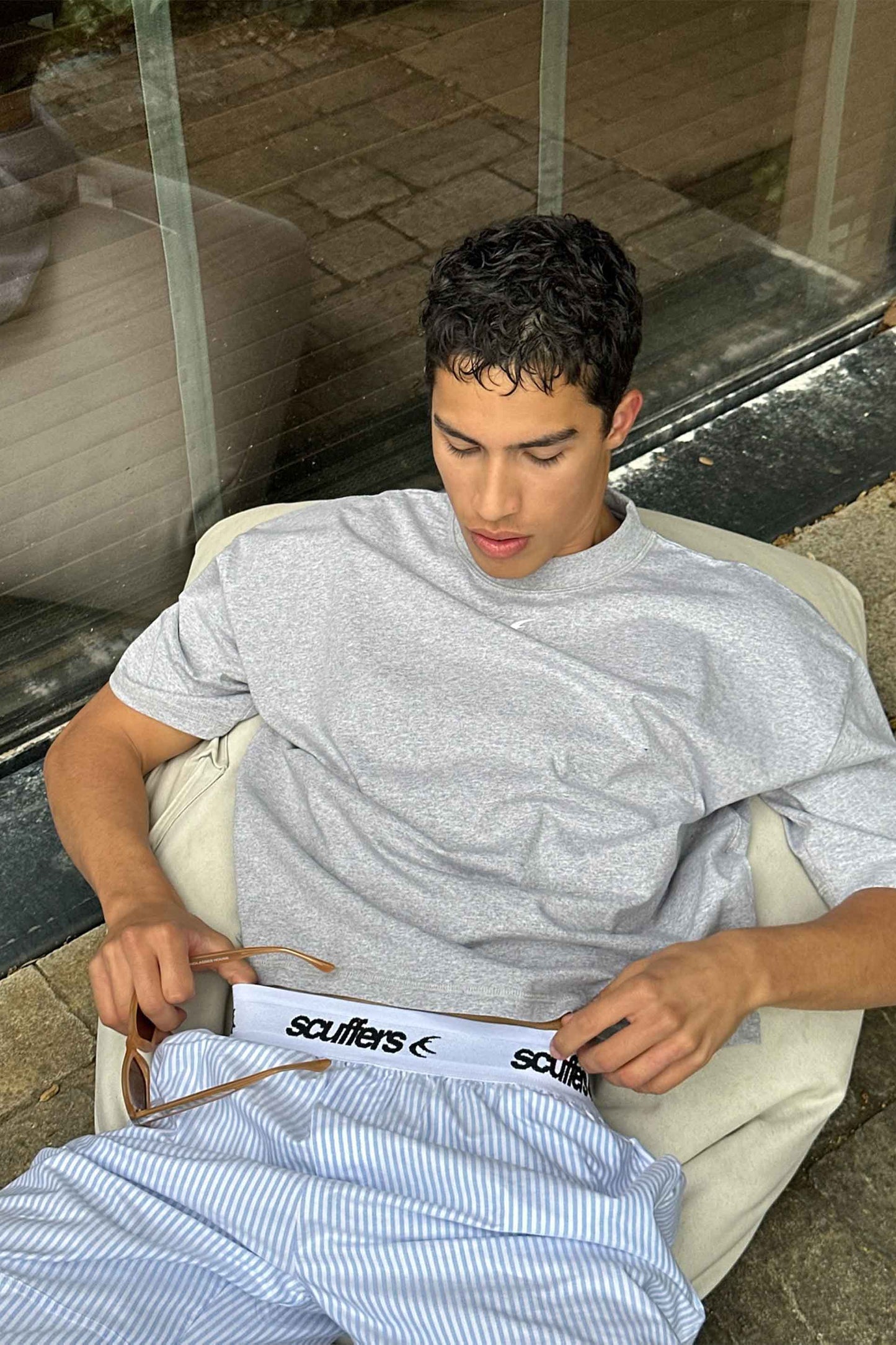 Bedroom Blue Pants