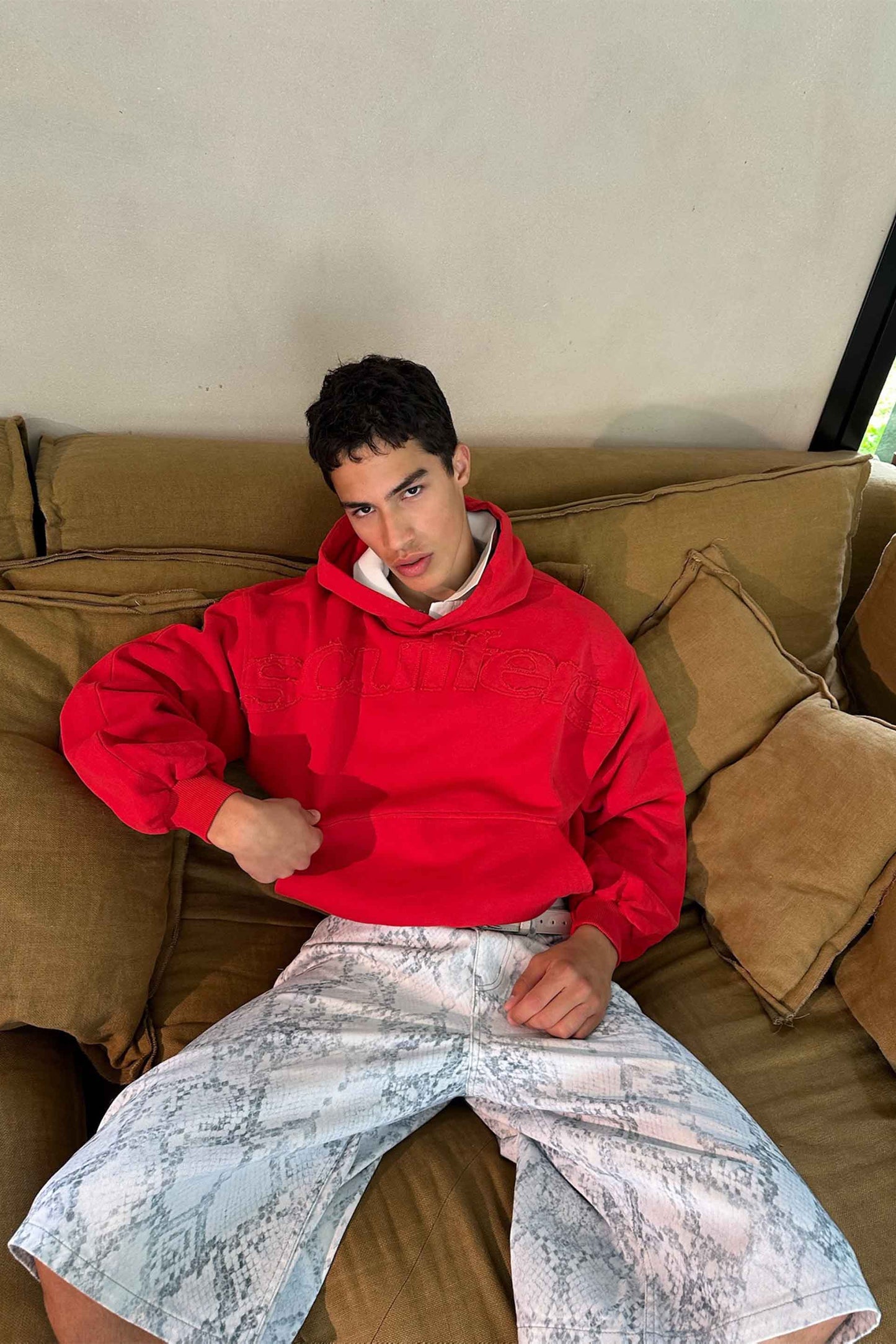 Raw Red Hoodie