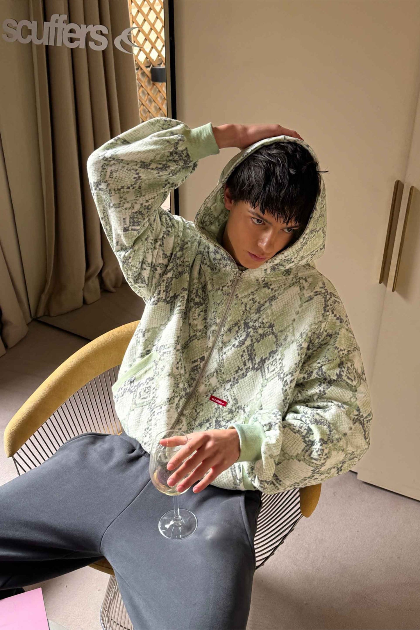 SCFF Green Snake Zipper