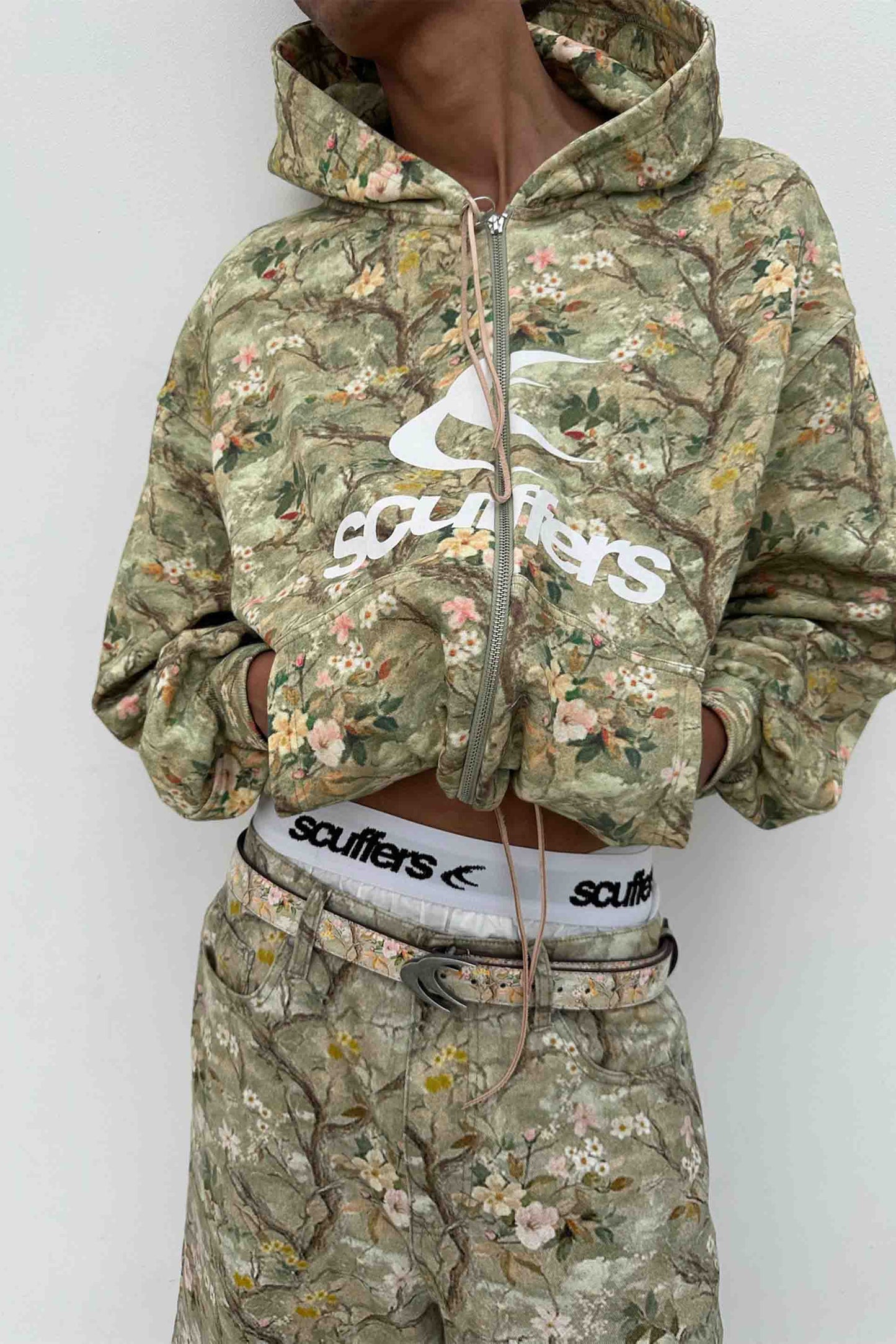 Real Flower Zipper