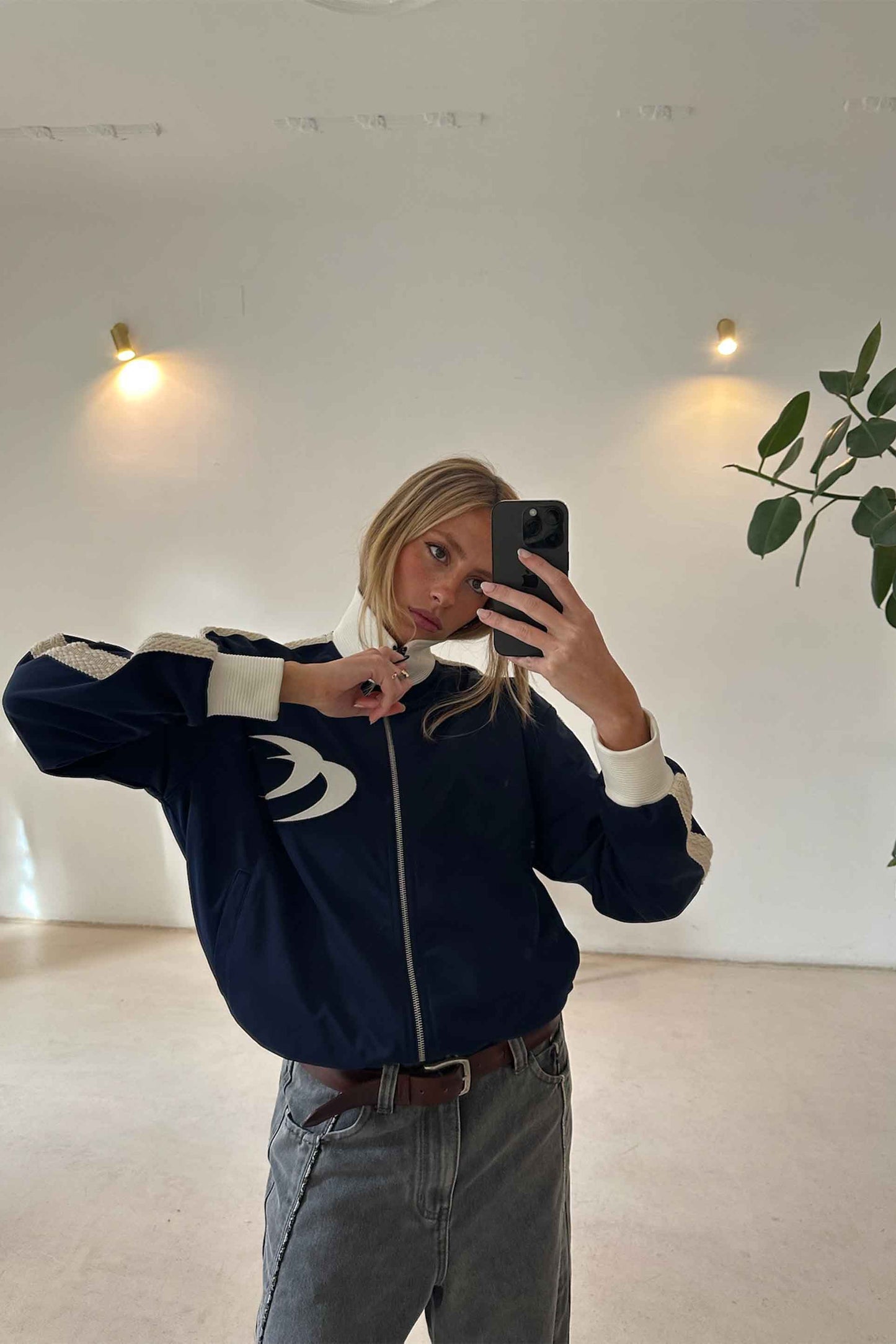 Gallery Navy Suit Jacket