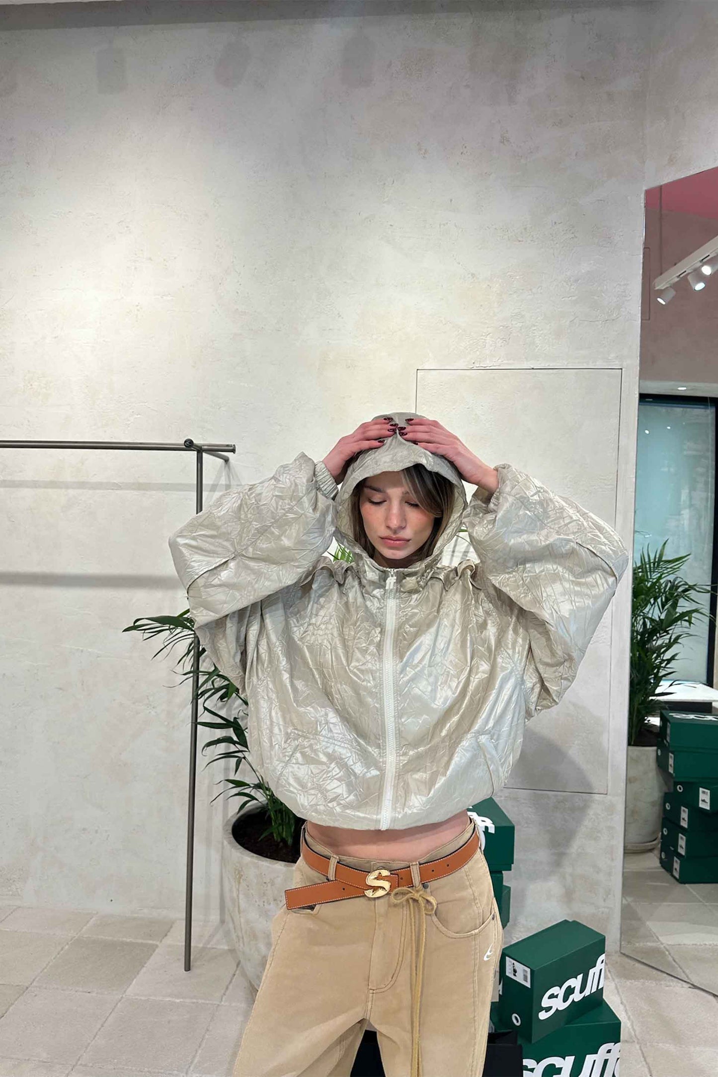 Salty Champagne Windbreaker