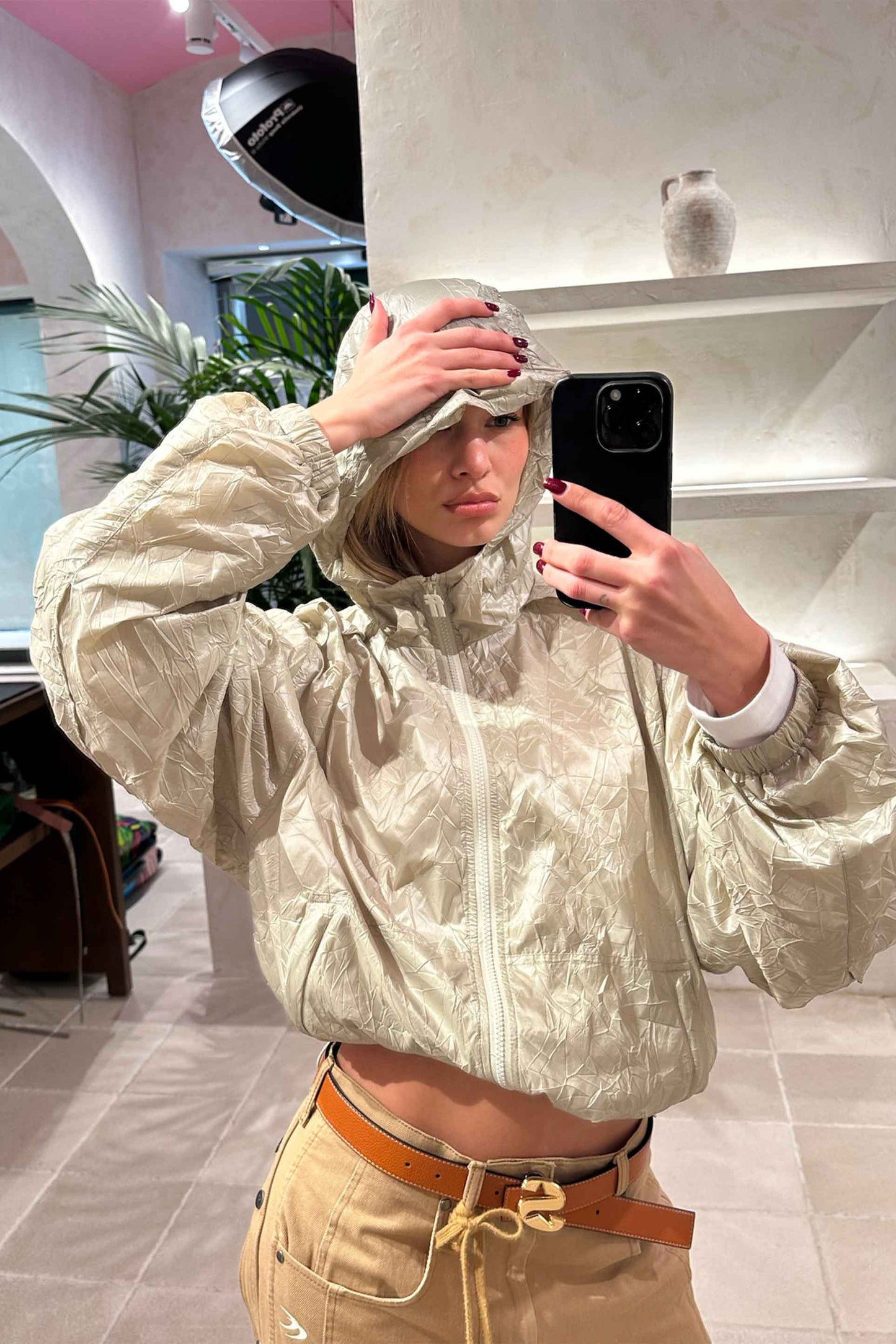 Salty Champagne Windbreaker