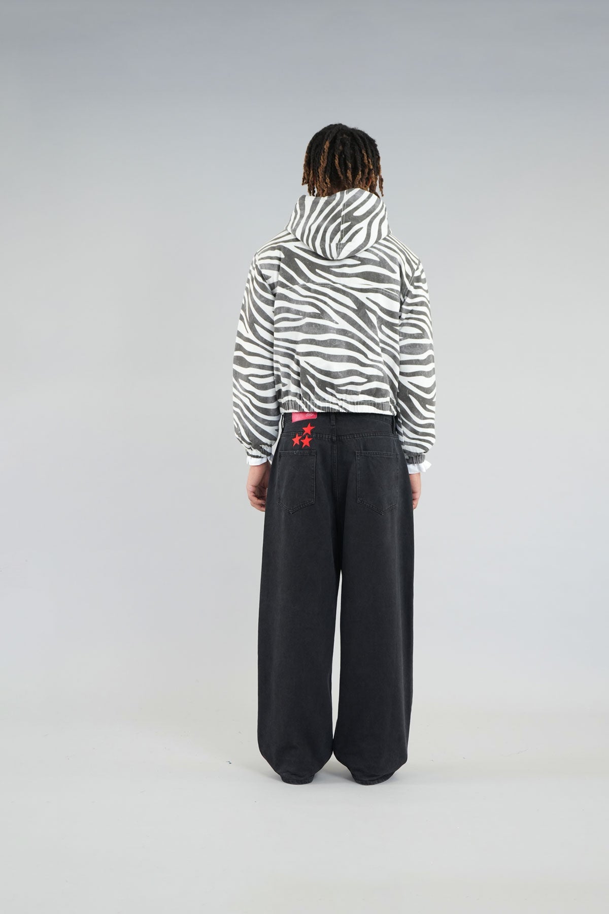 Zebra Print Work Jacket