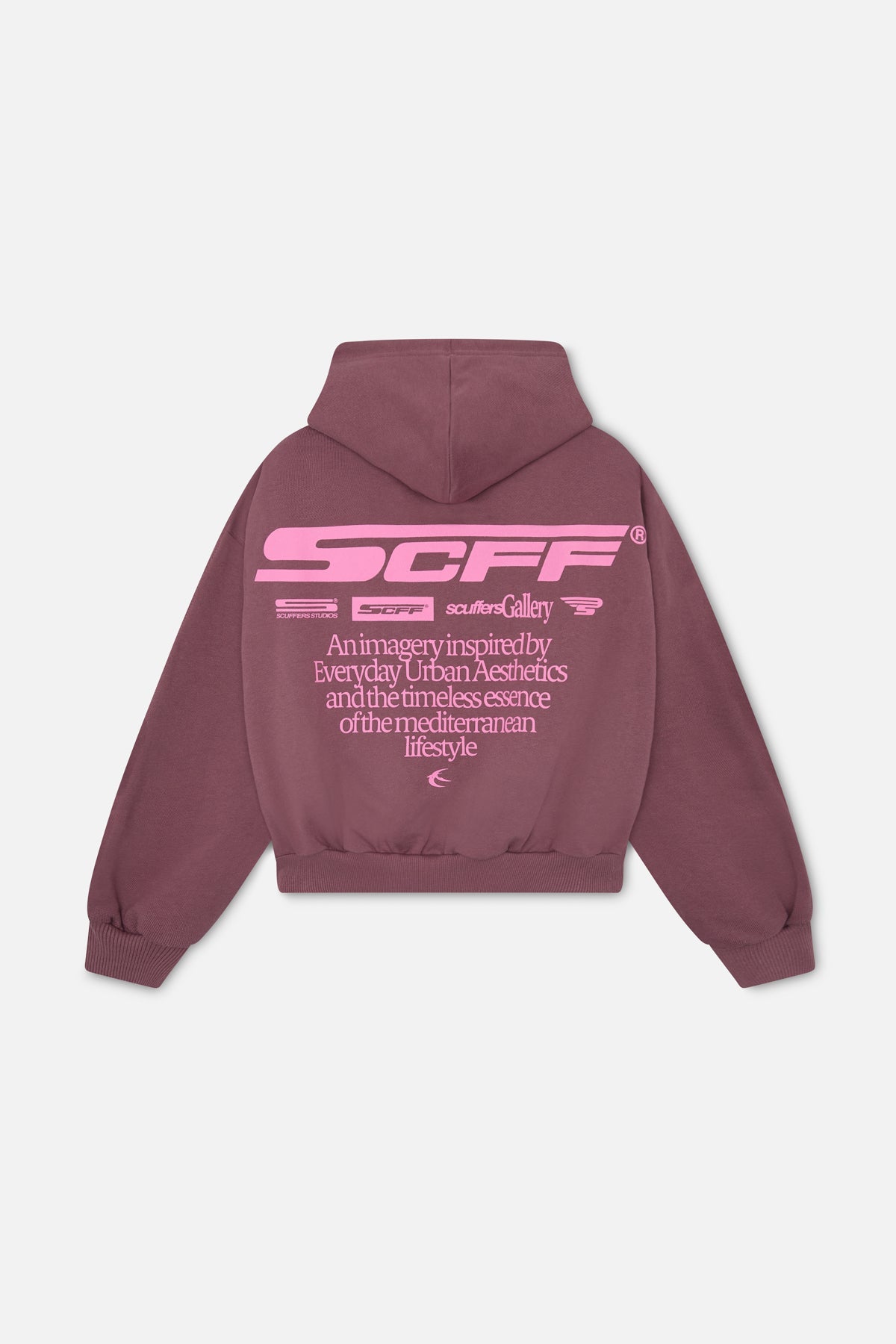 Motor Studios Burgundy Hoodie