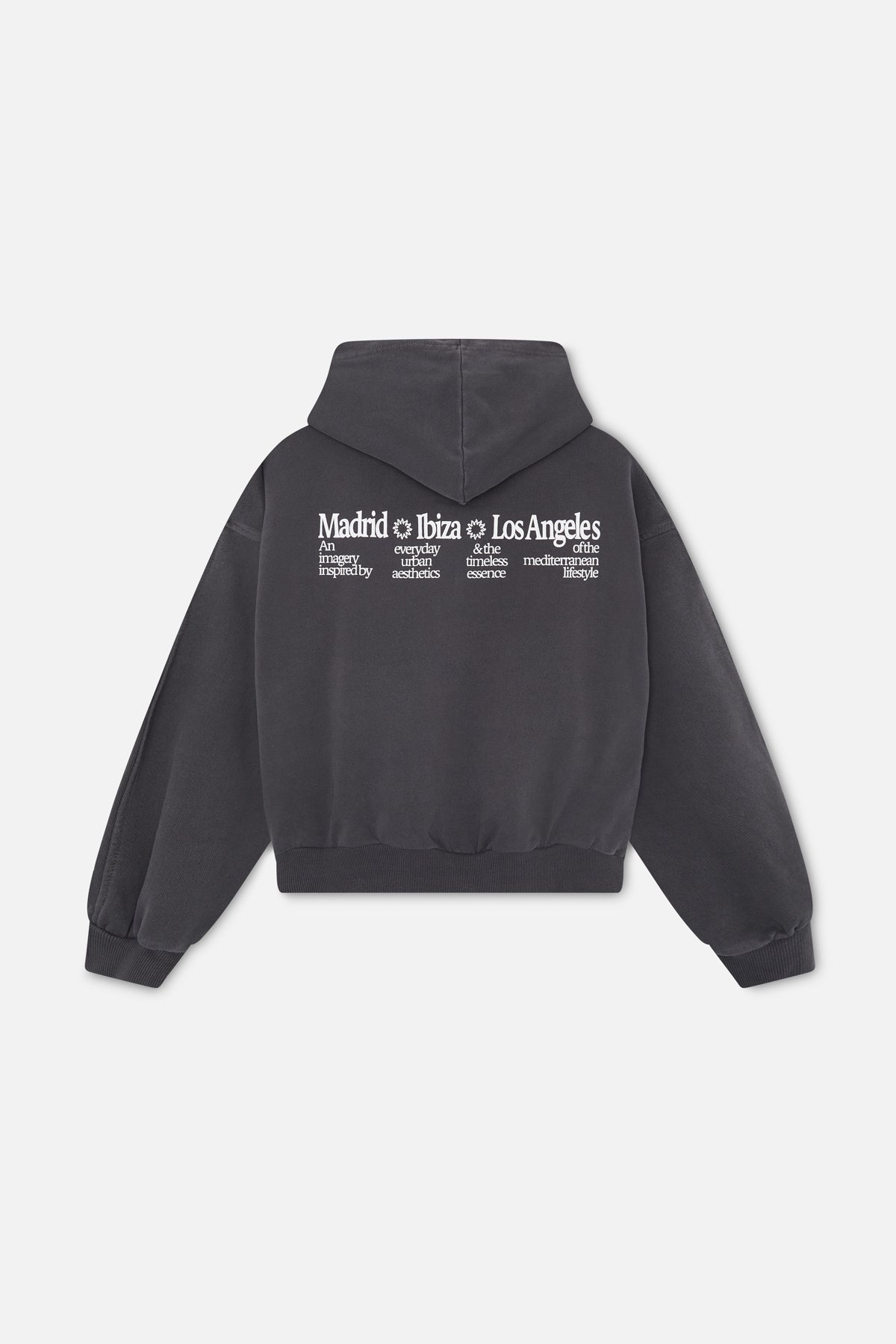 Gallery Black Zipped Hoodie