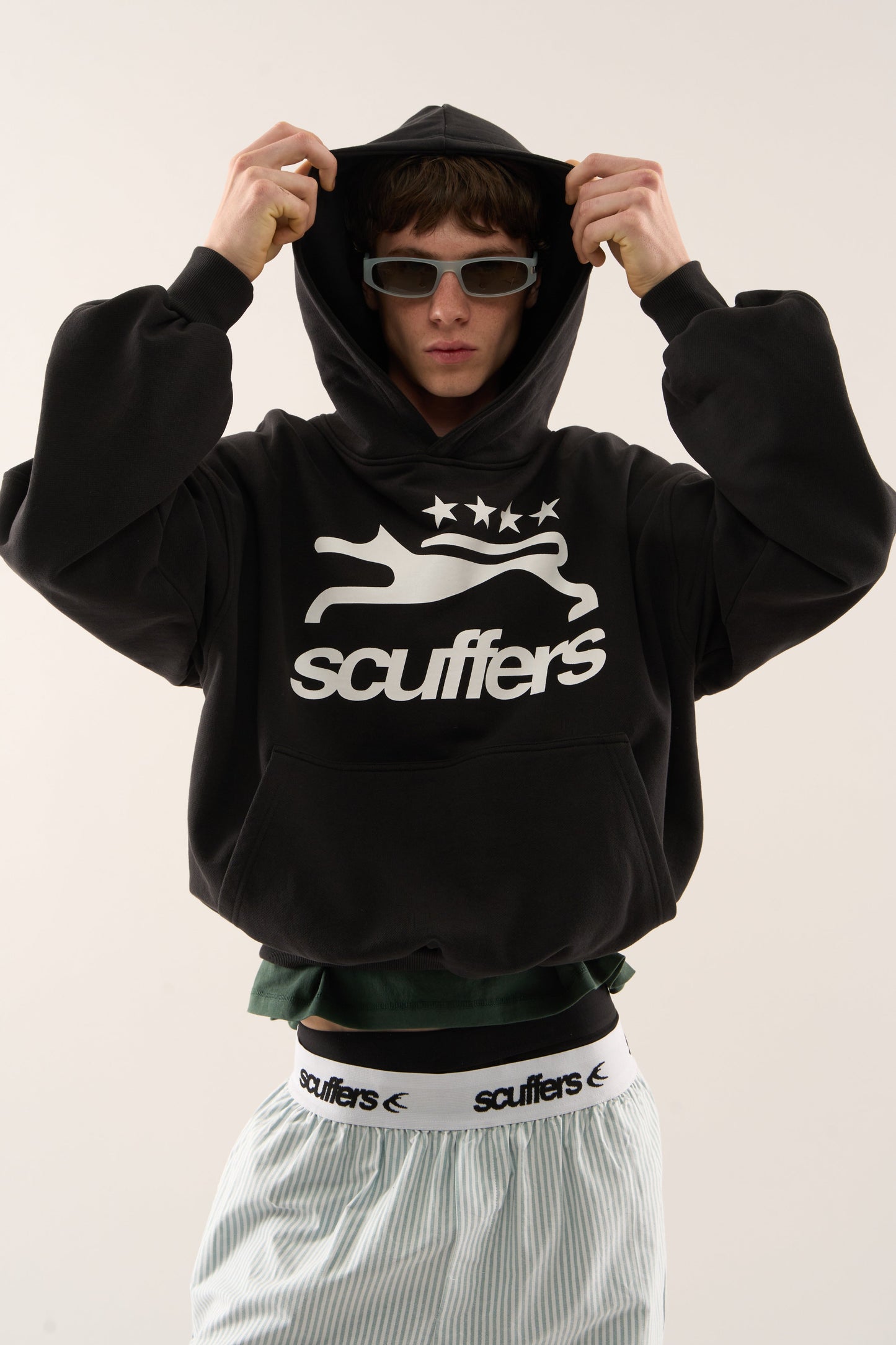 Greyhound Black Hoodie