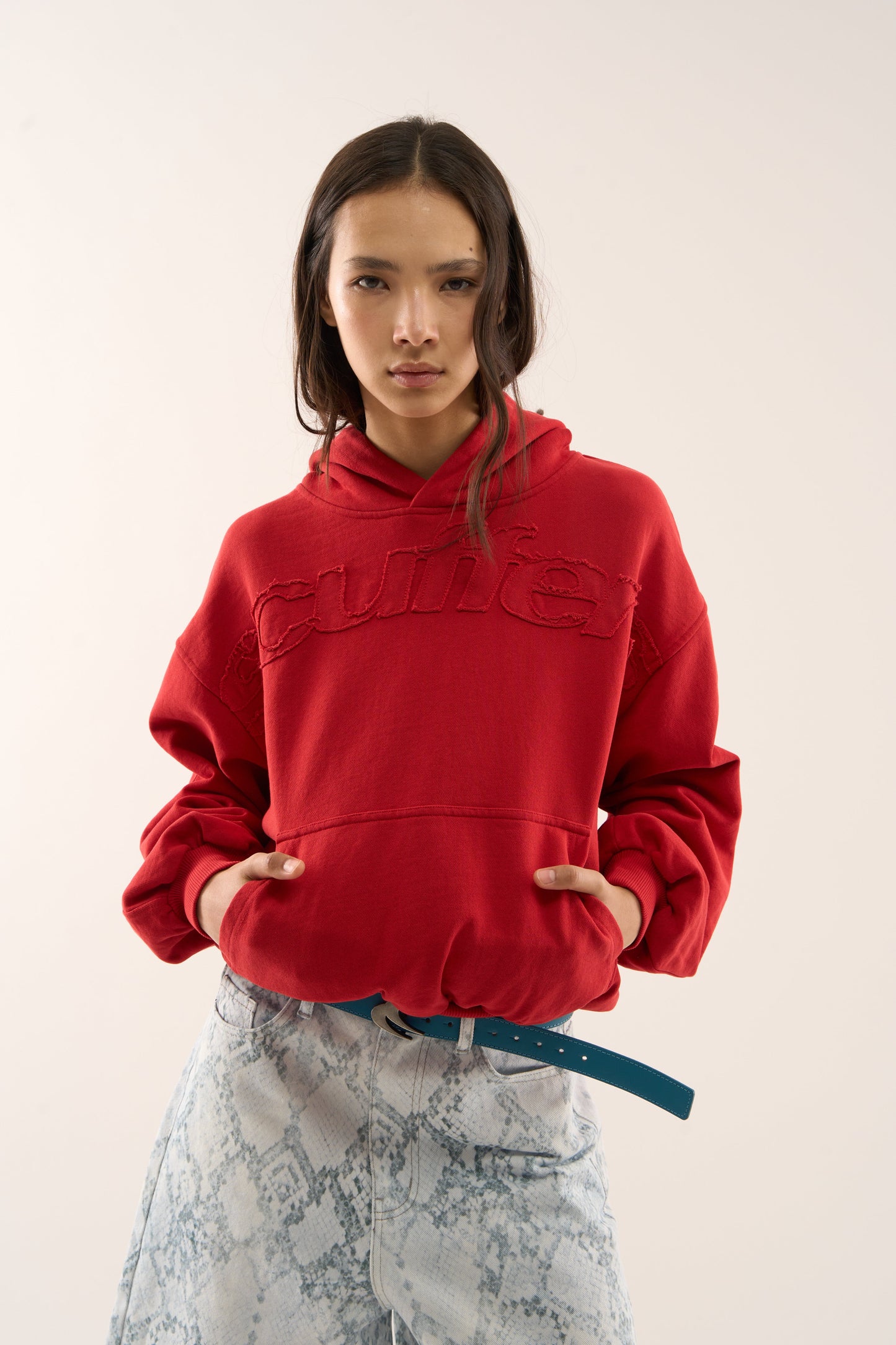 Raw Red Hoodie