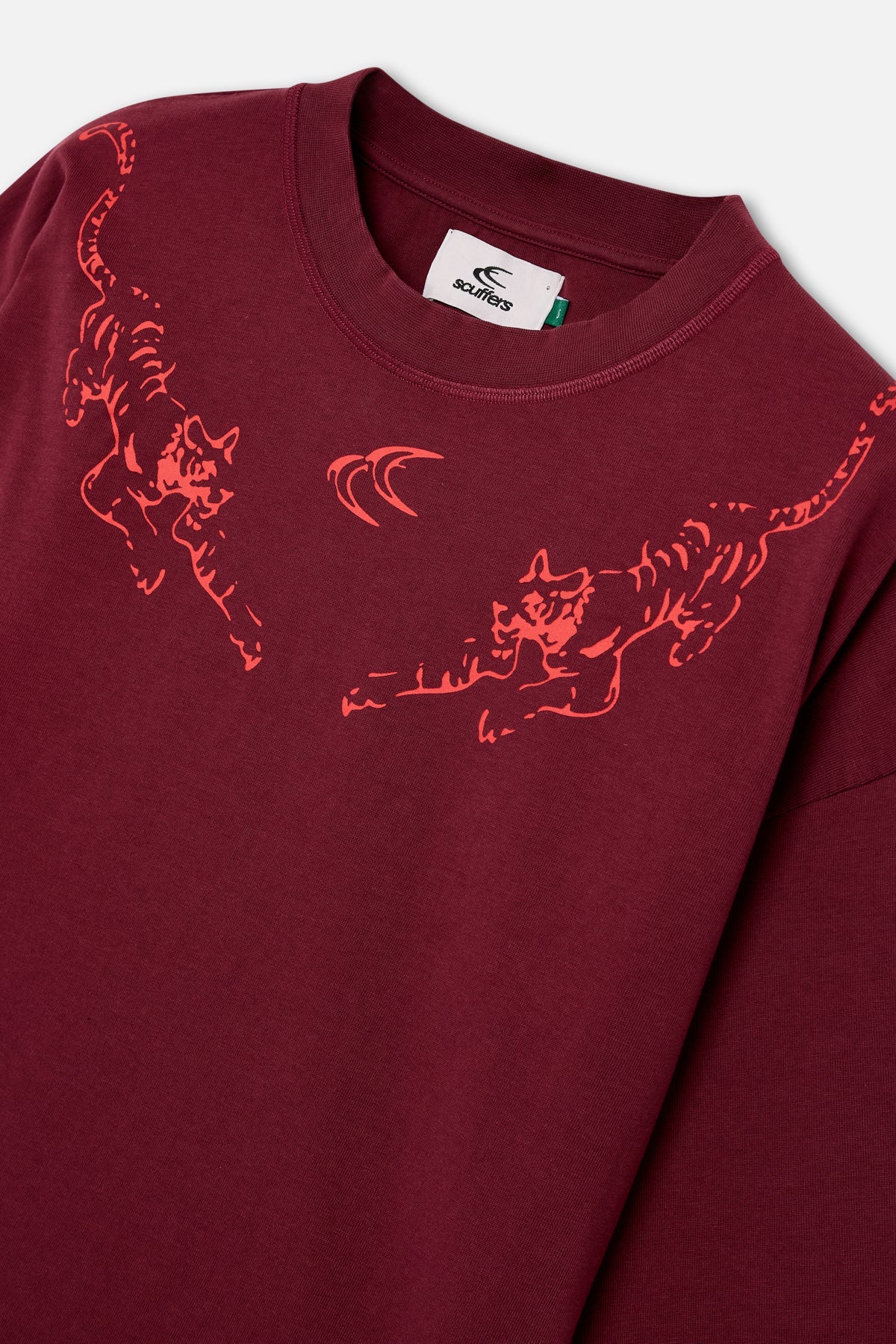 Tiger Burgundy T-Shirt