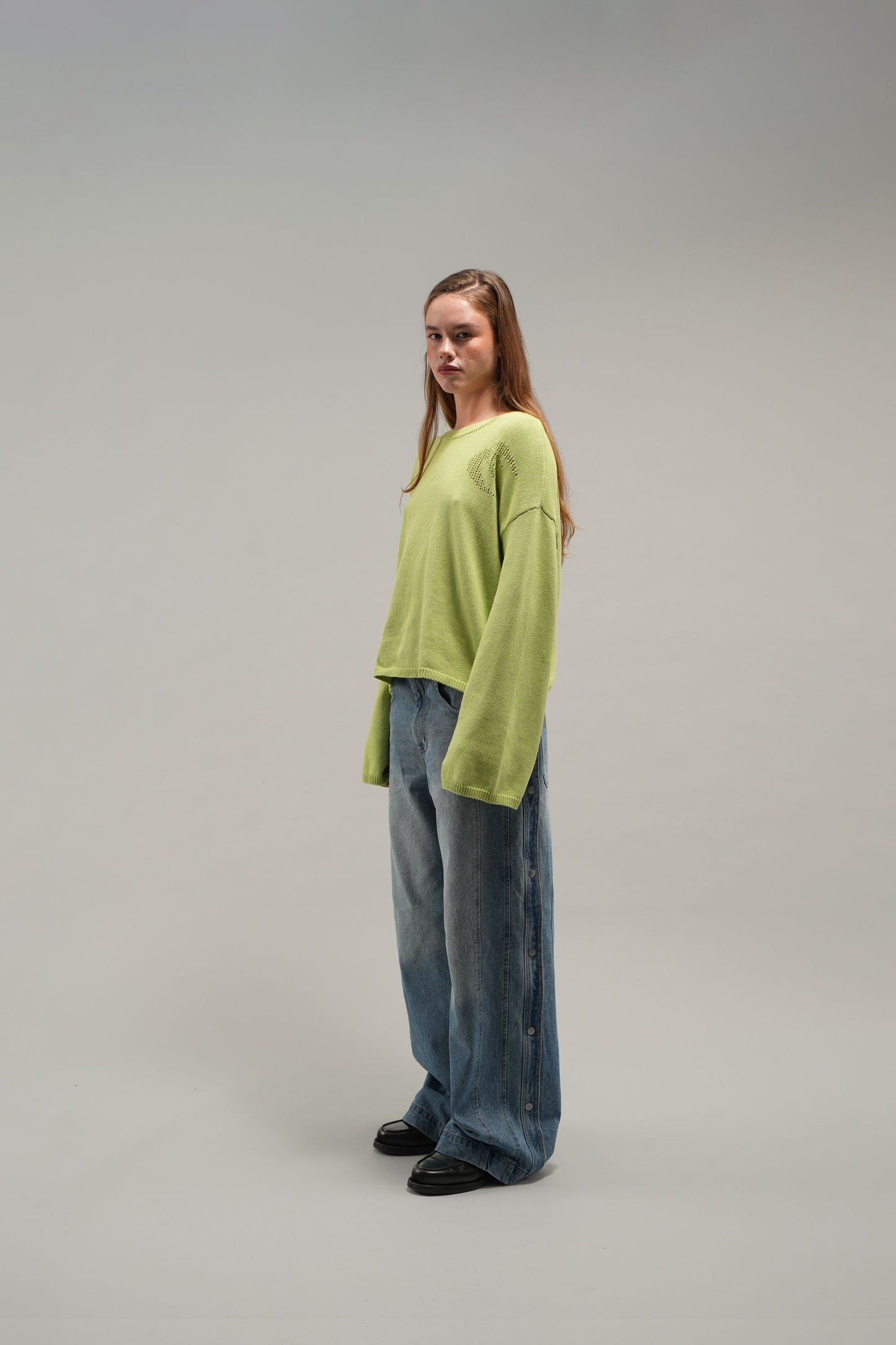 New Moon Green Knit