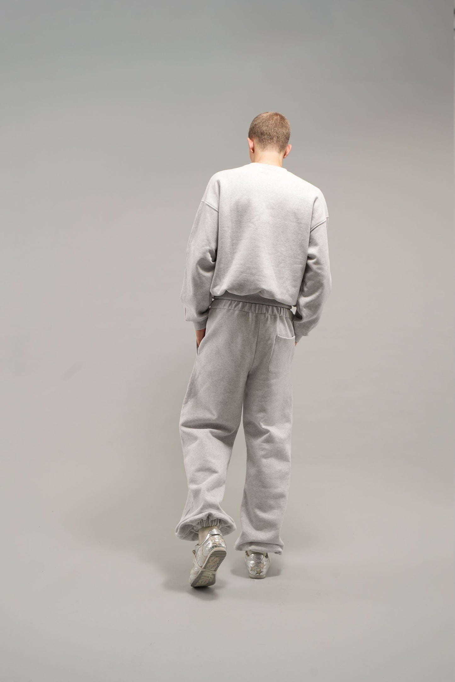 Everyday Grey Melange Crewneck