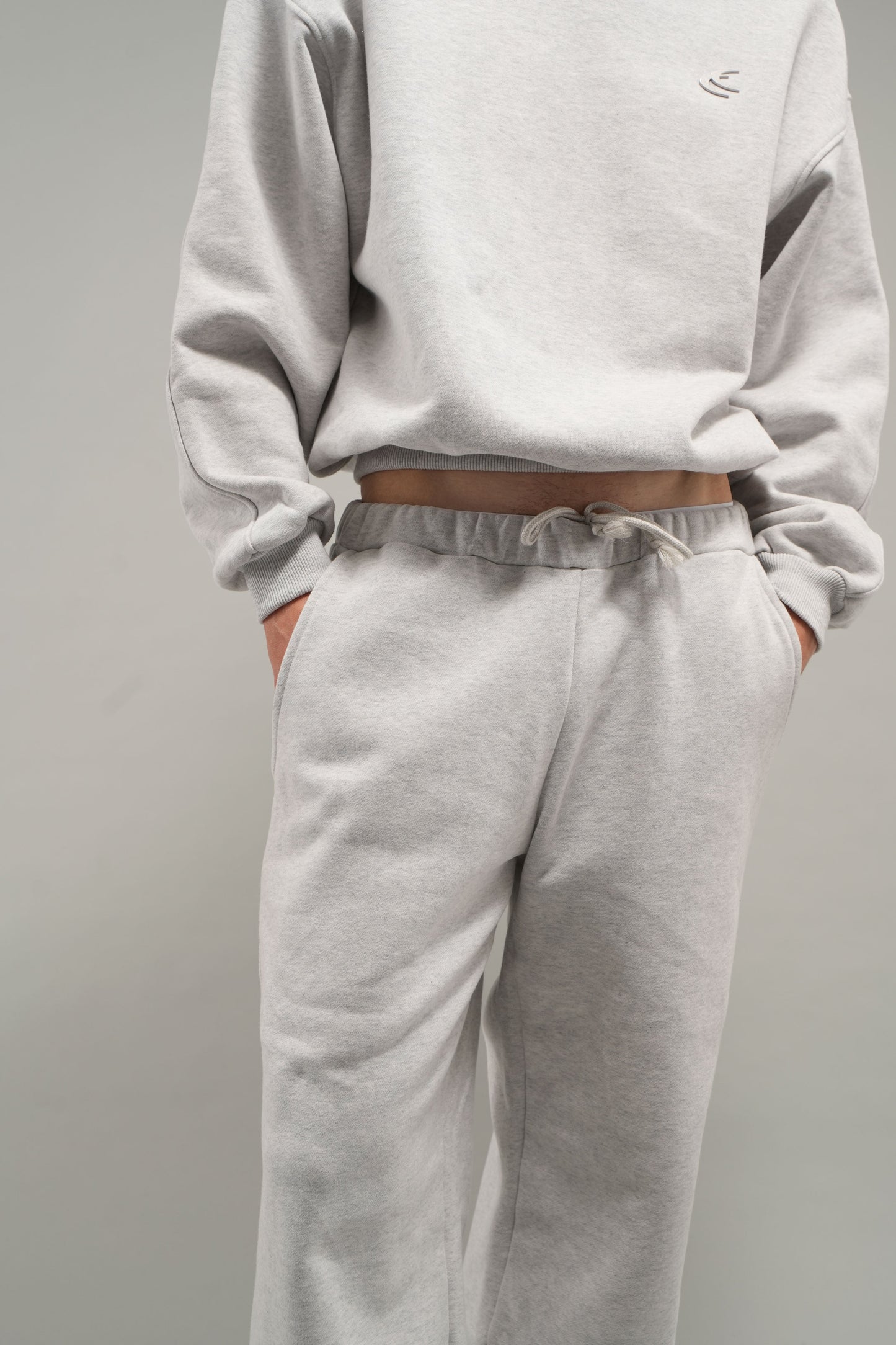 Everyday Grey Melange Crewneck