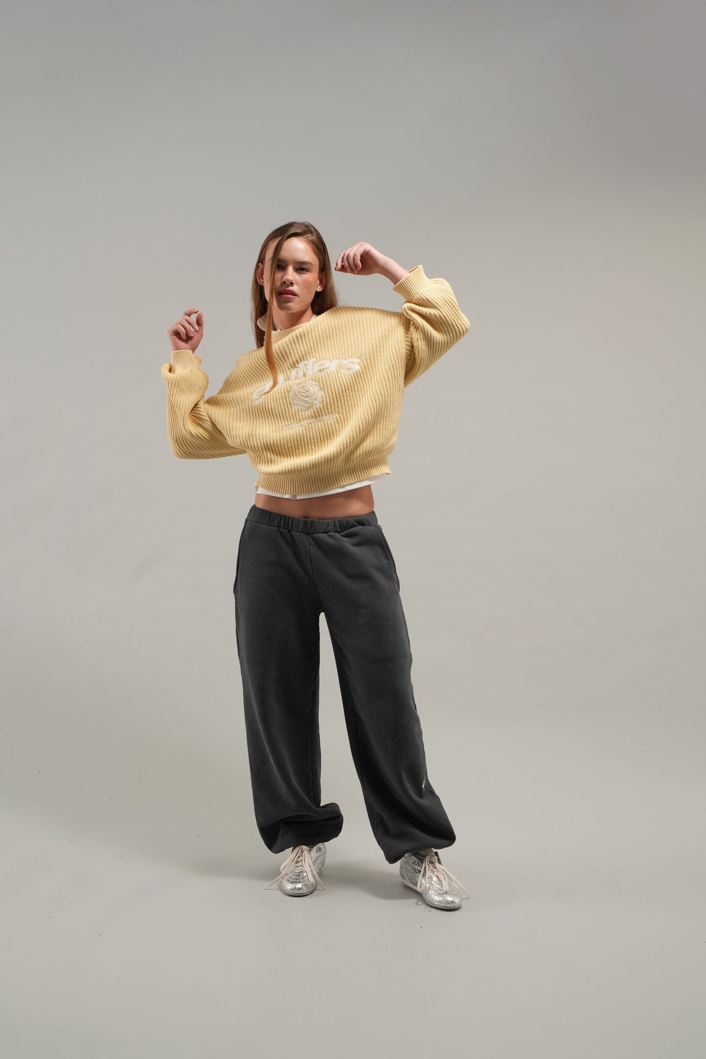 Rose Yellow Knit