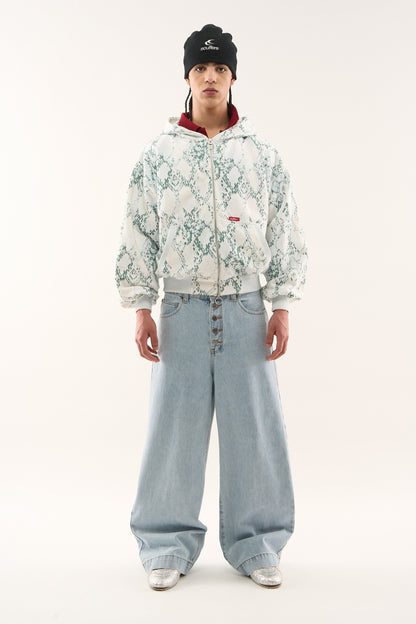 SCFF  Blue Snake Zipper
