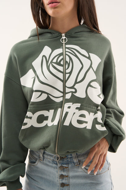 Girl Green Zipper
