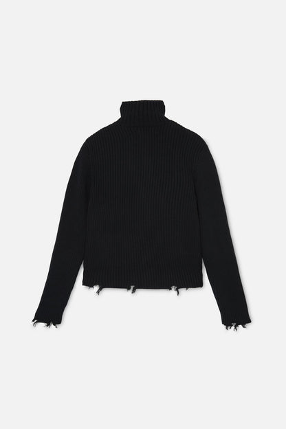 Blackie Dark Zipper Knit